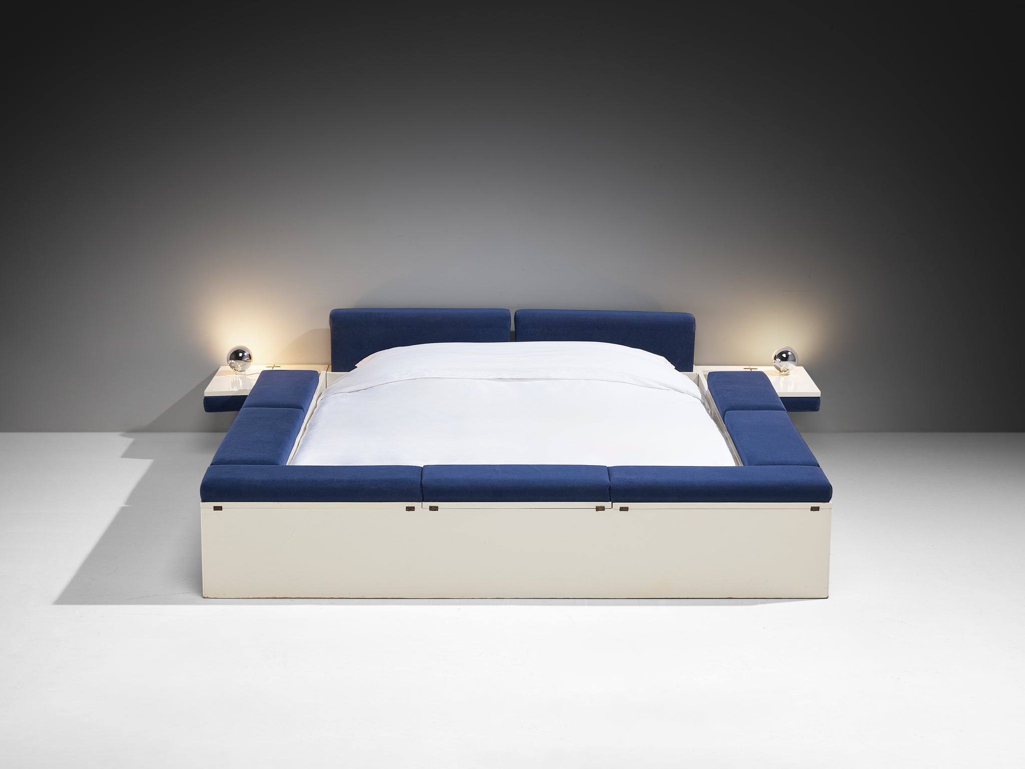 Vittorio Rossi and Luciano Bertoncini for Cjfra 'Zattera' Bed More Furniture and Collectibles Morentz