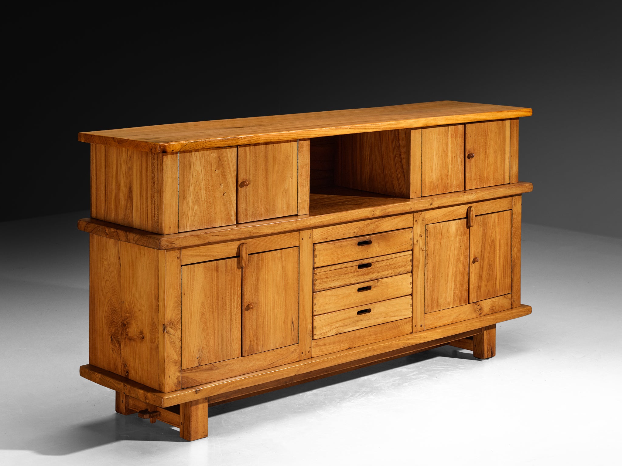 French Sideboard in Solid Elm by Skilled Craftsman Case pieces and storage cabinets Morentz