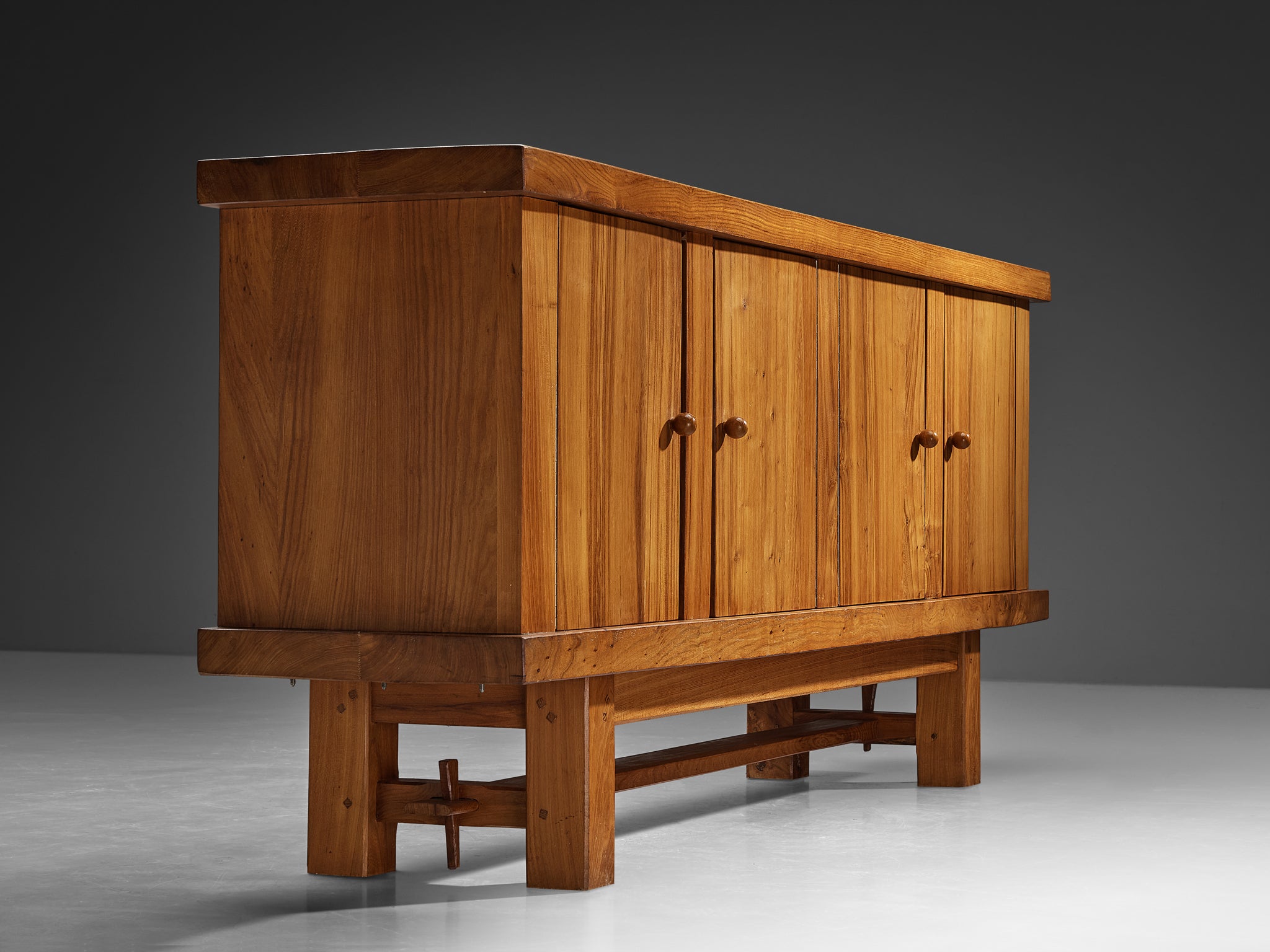 French Sideboard in Solid Elm by Skilled Craftsman Case pieces and storage cabinets Morentz