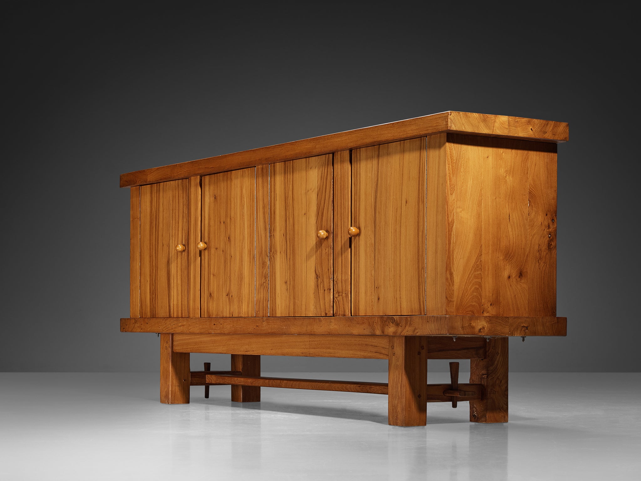 French Sideboard in Solid Elm by Skilled Craftsman Case pieces and storage cabinets Morentz