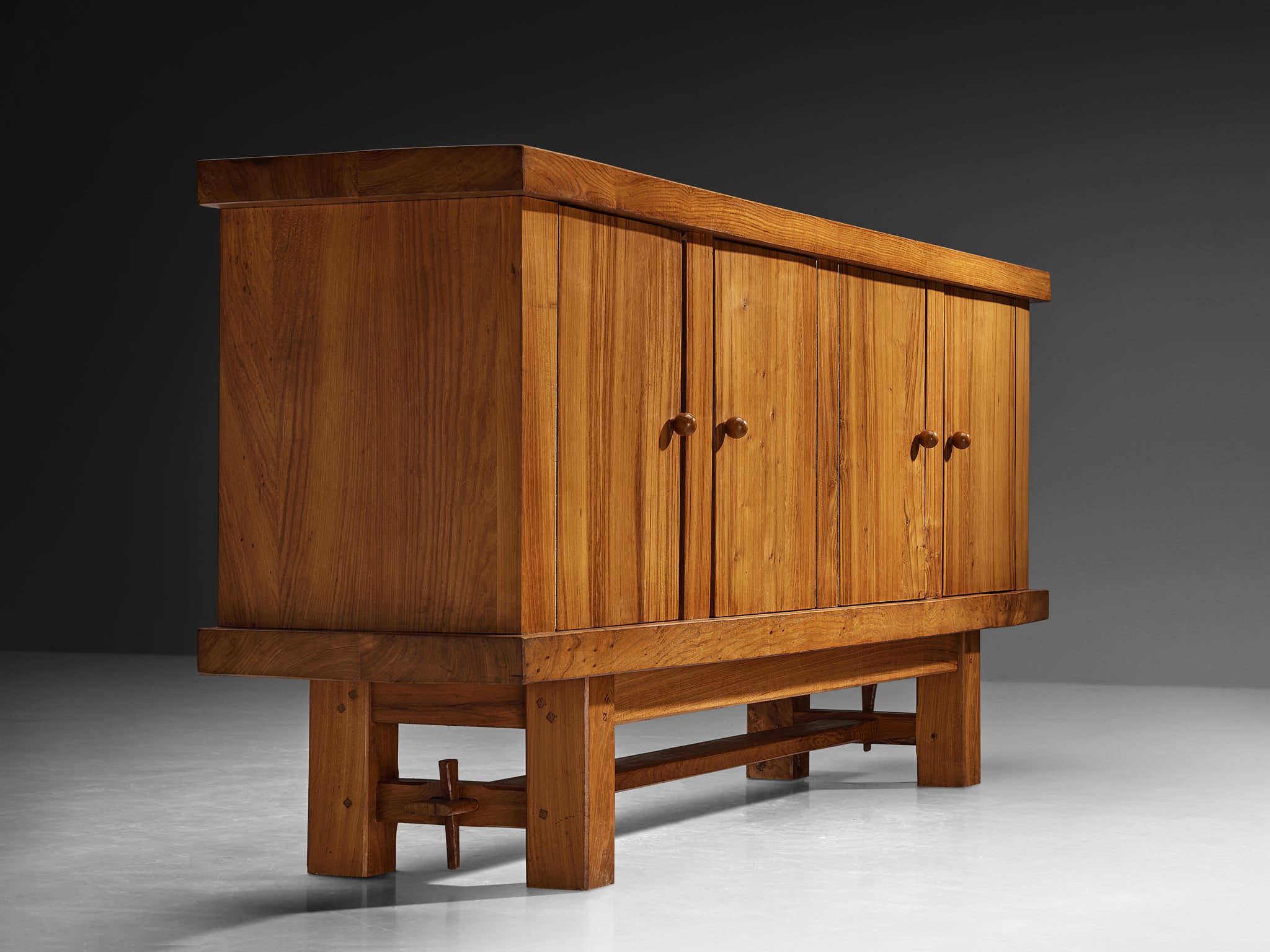 French Sideboard in Solid Elm by Skilled Craftsman Case pieces and storage cabinets Morentz