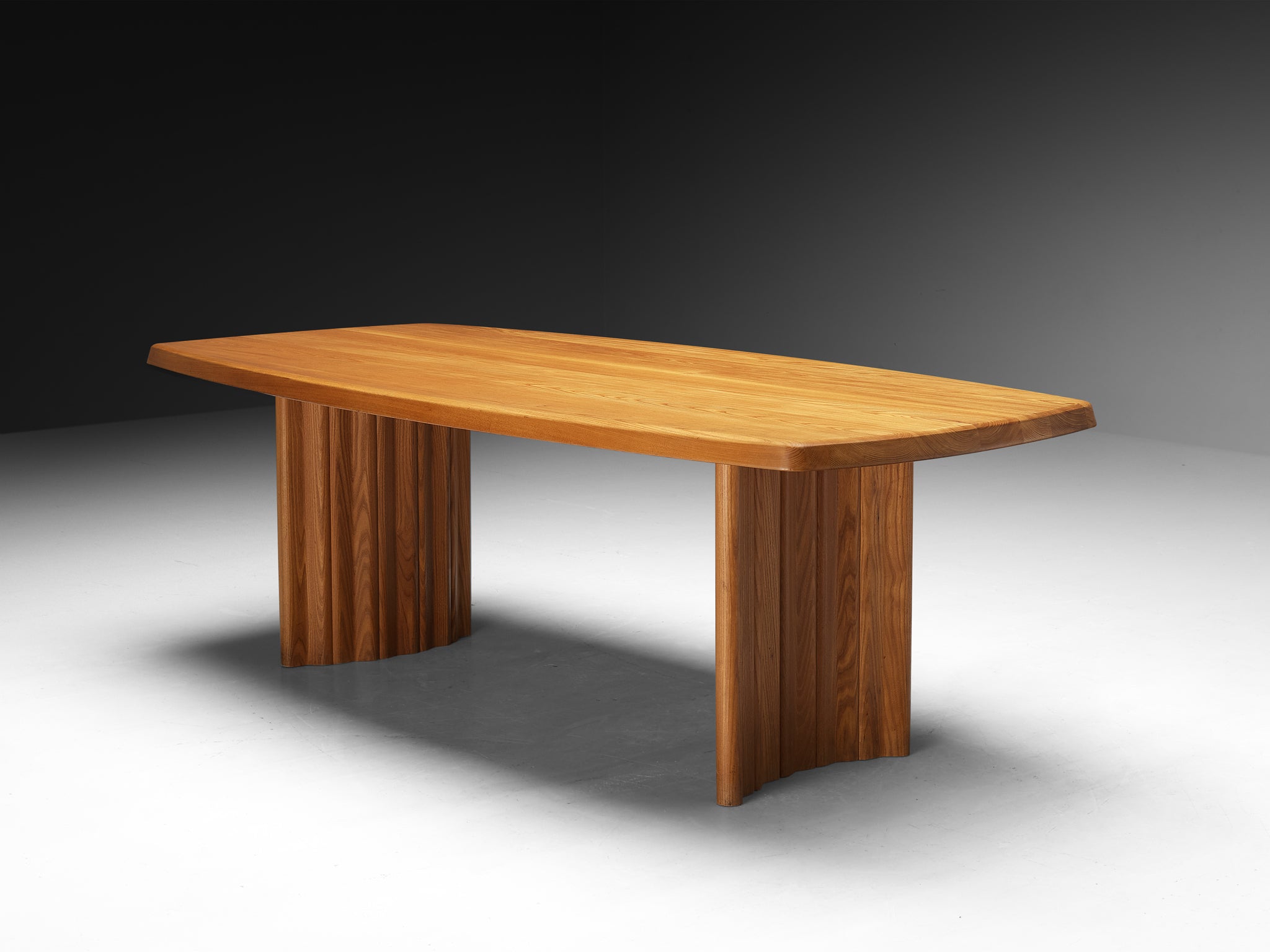 French Seltz Dining Table in Solid Elm Tables Morentz