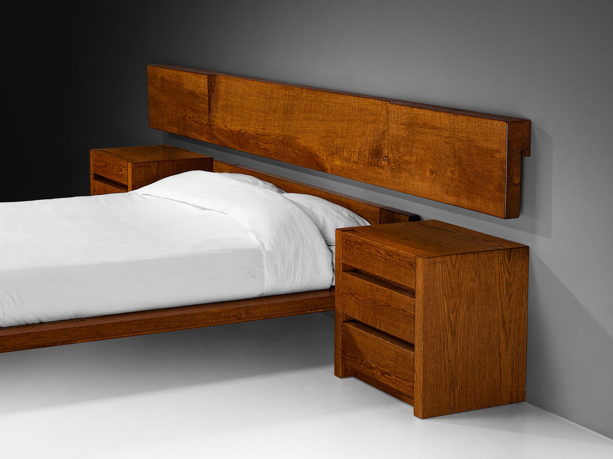 Giuseppe Rivadossi for Officina Rivadossi Bedroom Set in Oak More Furniture and Collectibles Morentz