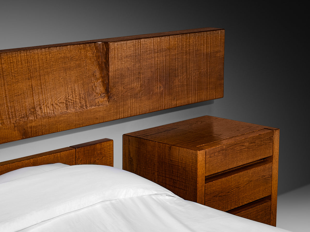 Giuseppe Rivadossi for Officina Rivadossi Bedroom Set in Oak More Furniture and Collectibles Morentz