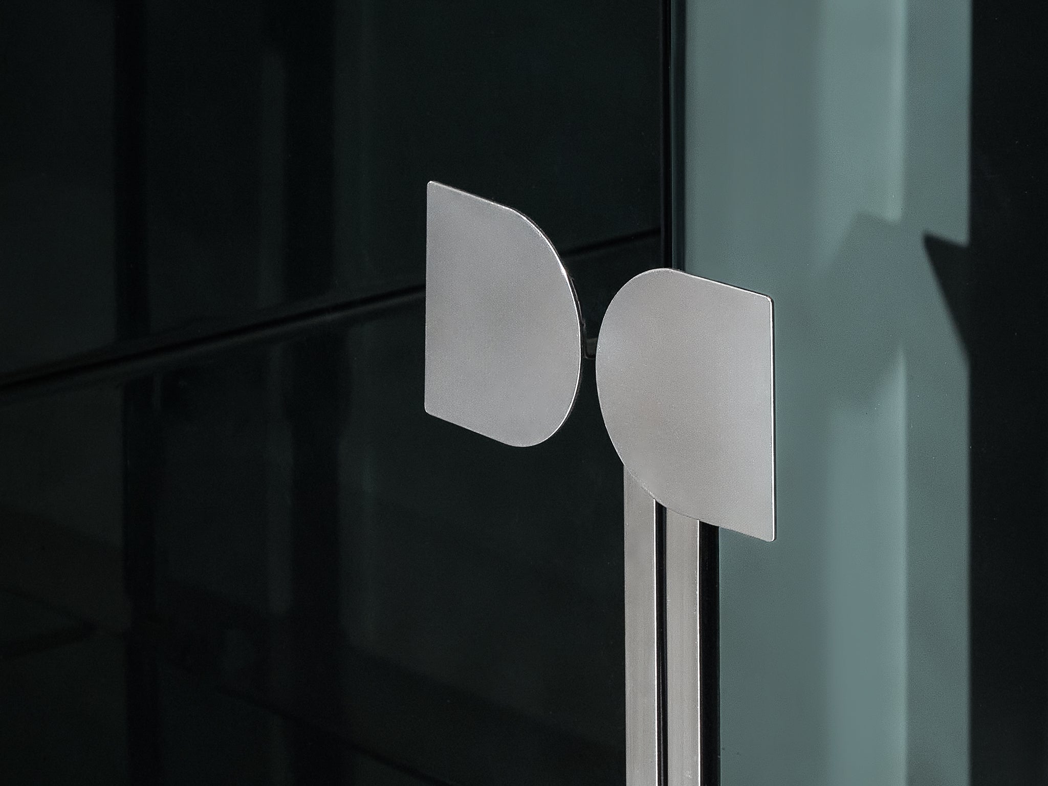 Vittorio Introini for Proposals Set of Five Modular Wall Bookcase in Metal Case pieces and storage cabinets Morentz