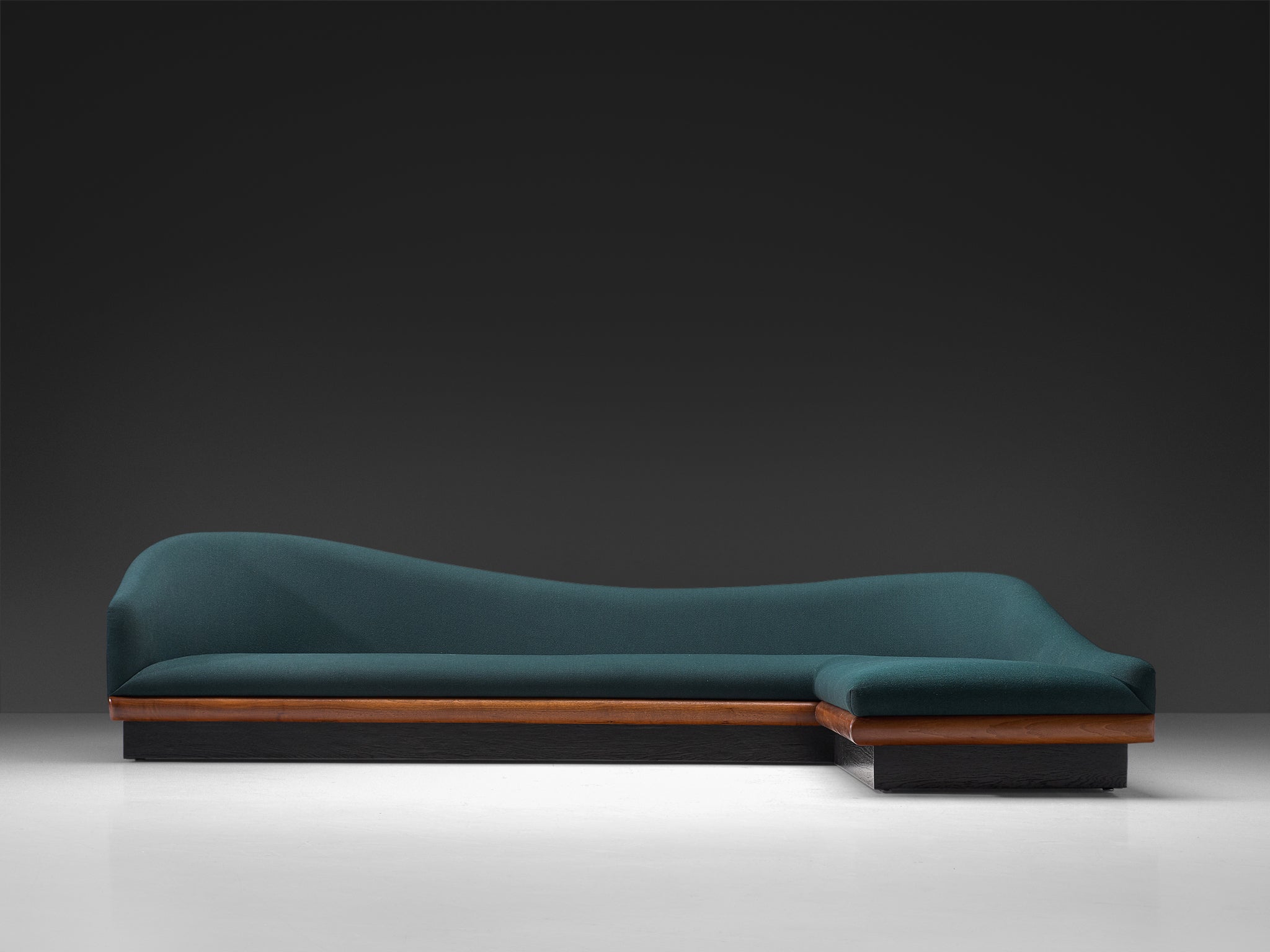 Adrian Pearsall 'Cloud' Sofa in Walnut
