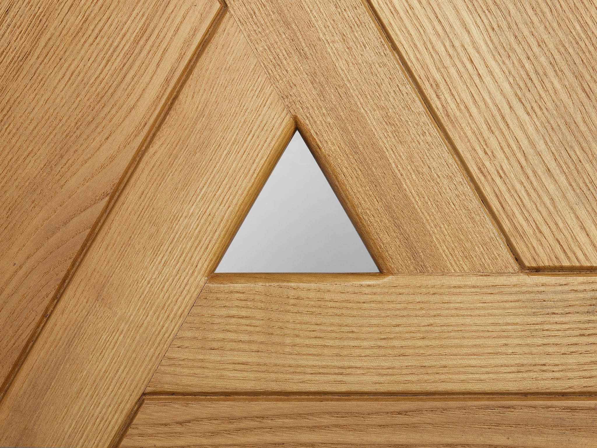 Geometric Round Stool in Solid Oak seating Morentz