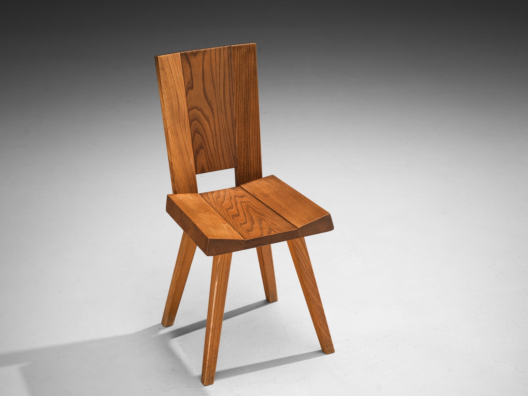 Atelier C. Demoyen Set of Six Chairs in Solid Elm seating Morentz