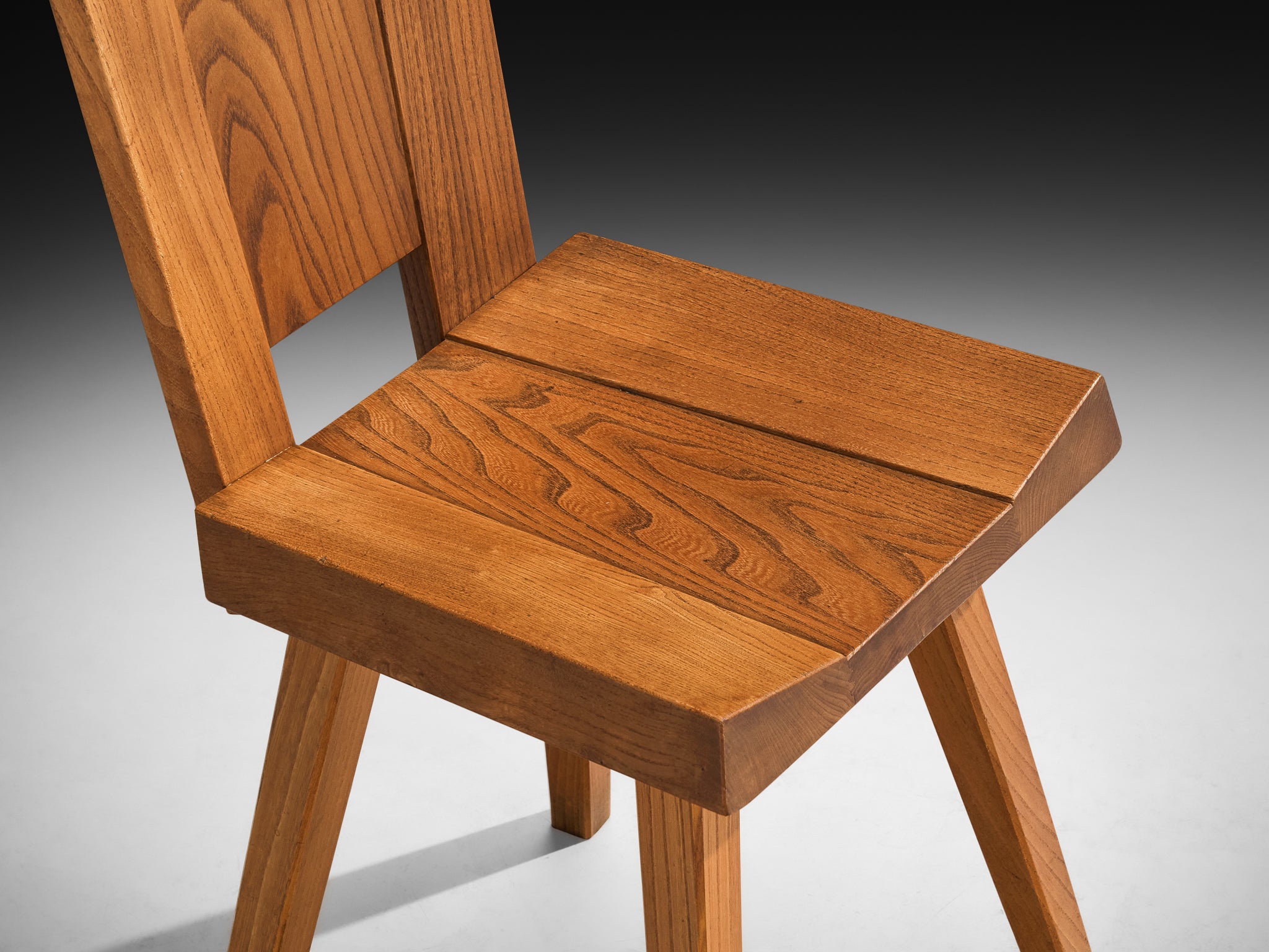 Atelier C. Demoyen Dining Chair in Solid Elm Seating Morentz