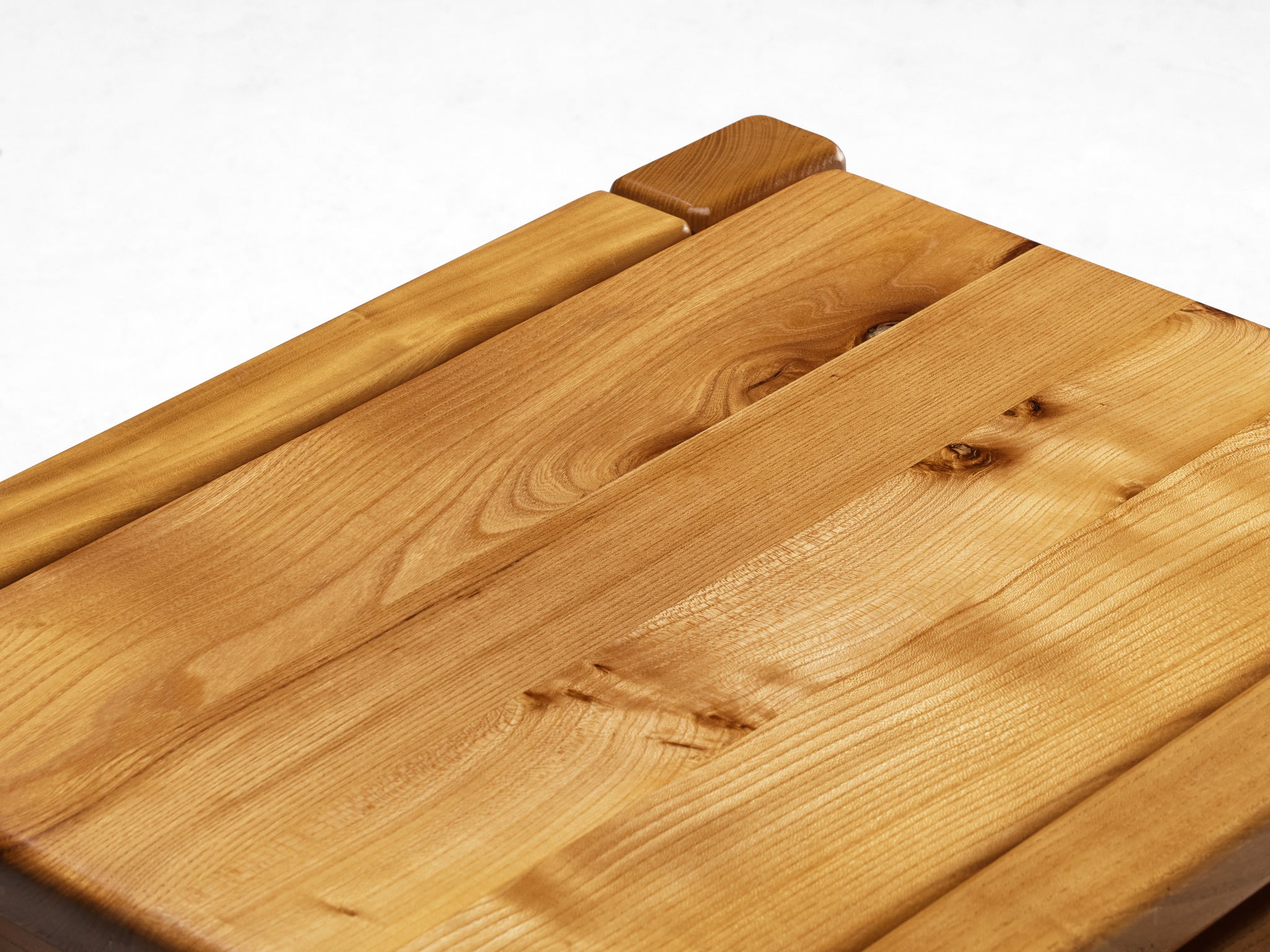 Maison Regain Night Stand in Elm and Leather More Furniture and Collectibles Morentz