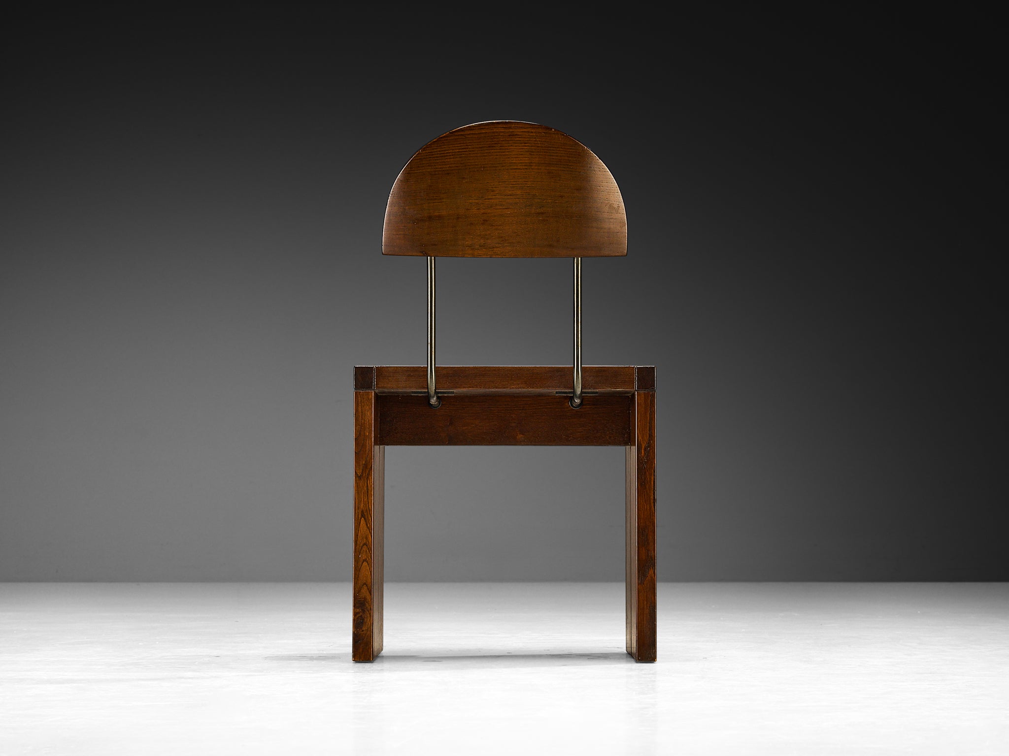 Tito Agnoli Set of Six 'Ilex' Dining Chairs in Solid Oak Seating Morentz