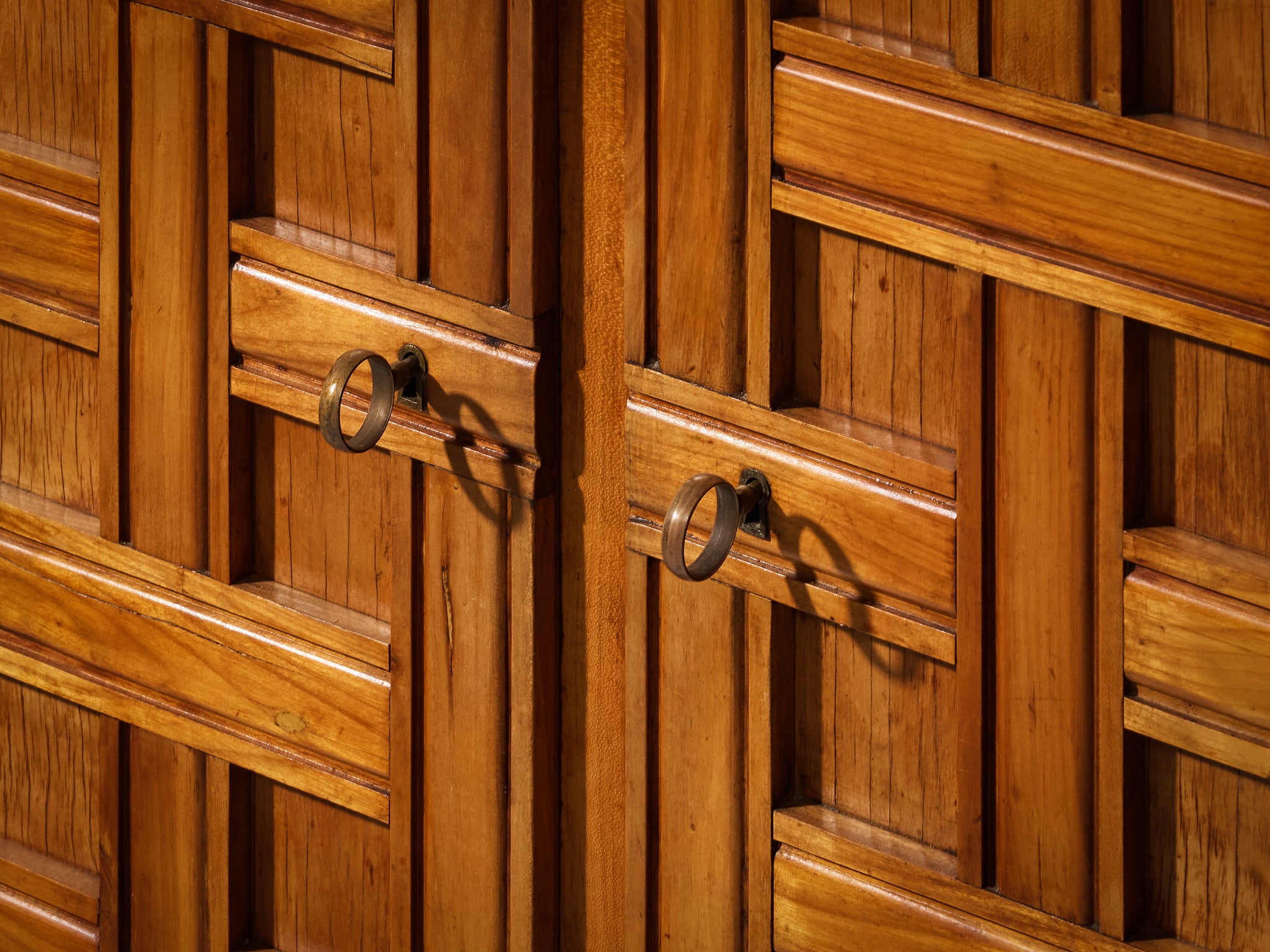 Paolo Buffa Large Highboard or Wardrobe in Cherry 1940s Case pieces and storage cabinets Morentz