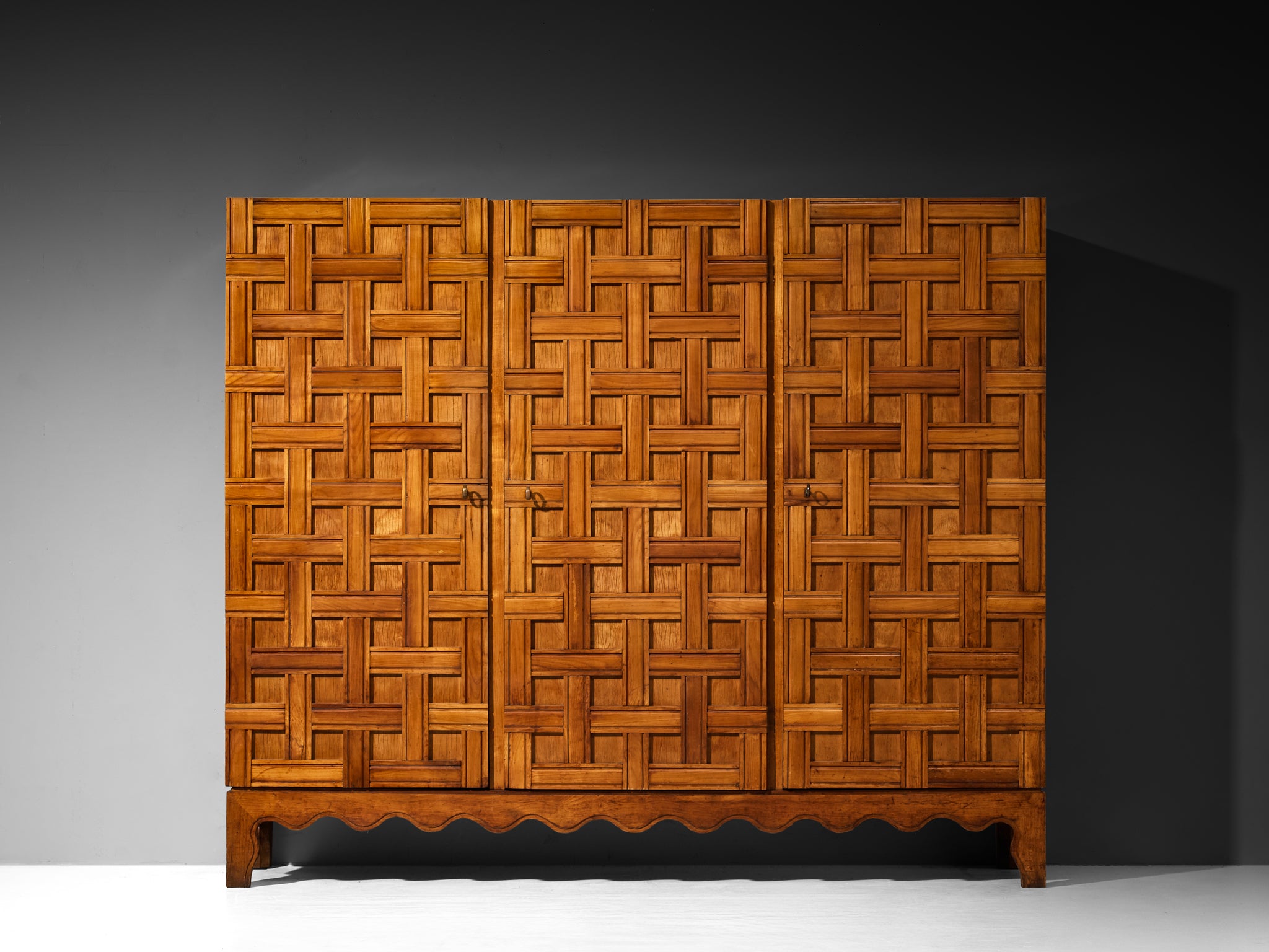 Paolo Buffa Large Highboard or Wardrobe in Cherry 1940s Case pieces and storage cabinets Morentz