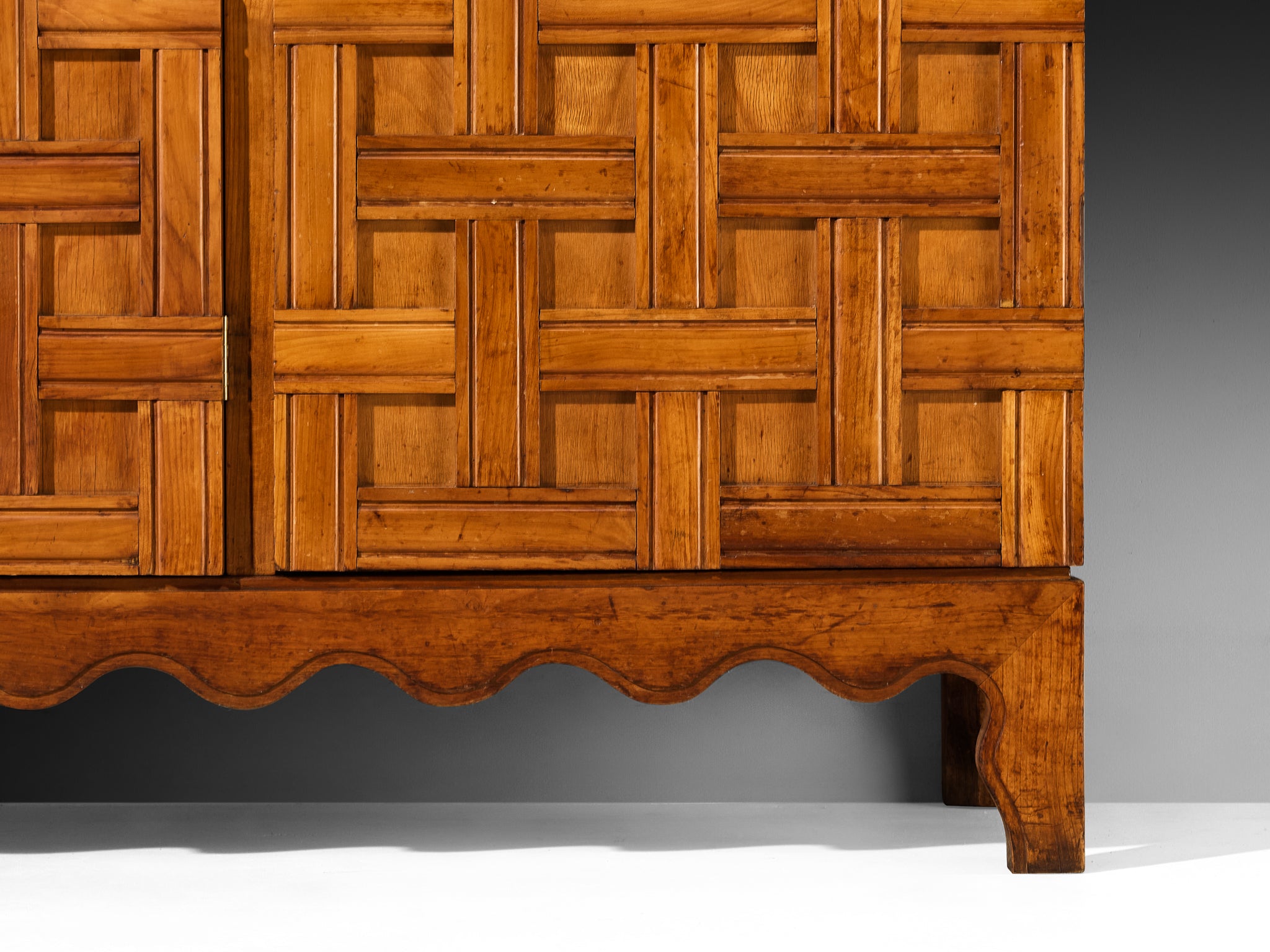 Paolo Buffa Large Highboard or Wardrobe in Cherry 1940s