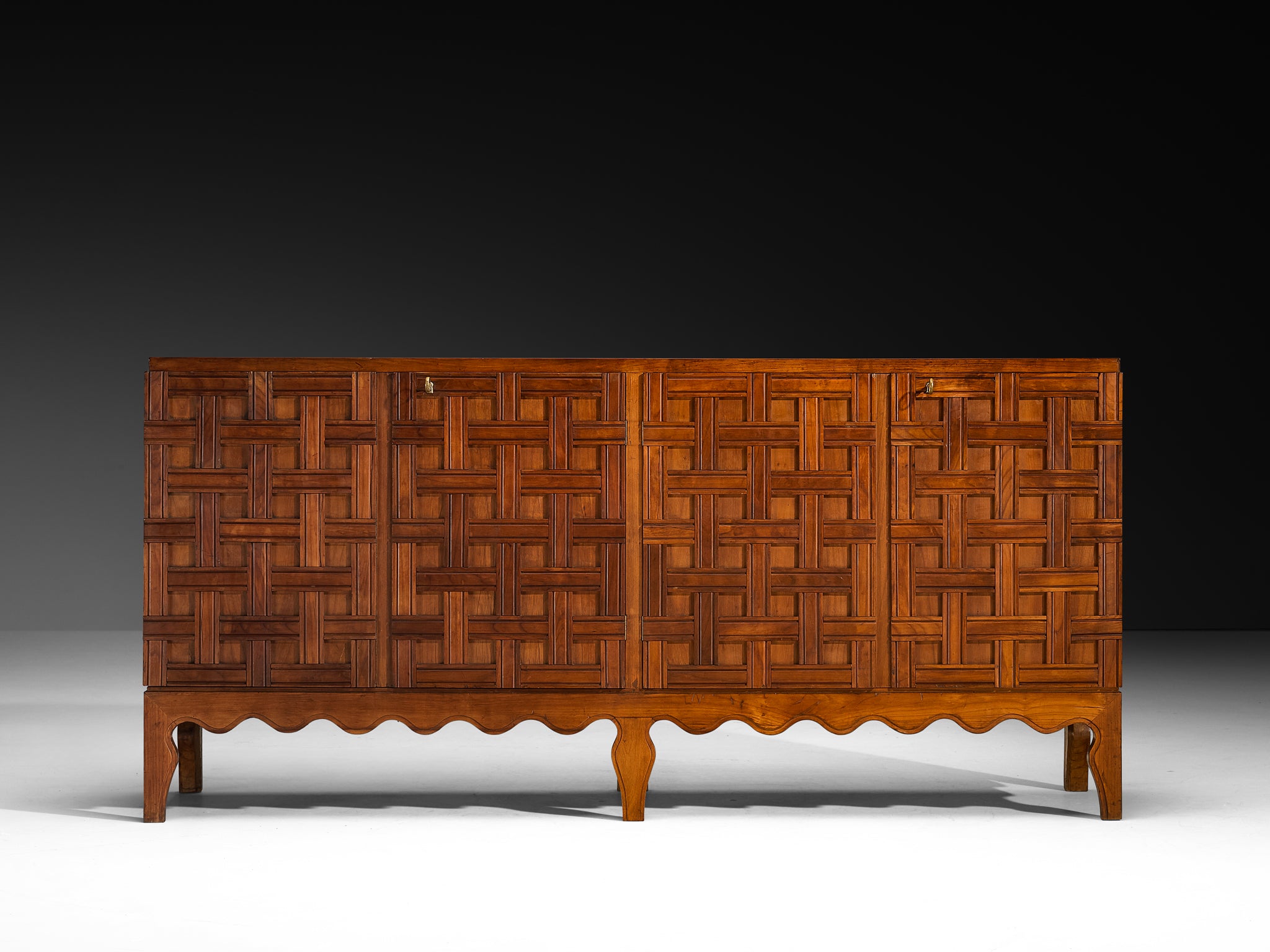 Rare Paolo Buffa Sideboard in Cherry Case pieces and storage cabinets Morentz