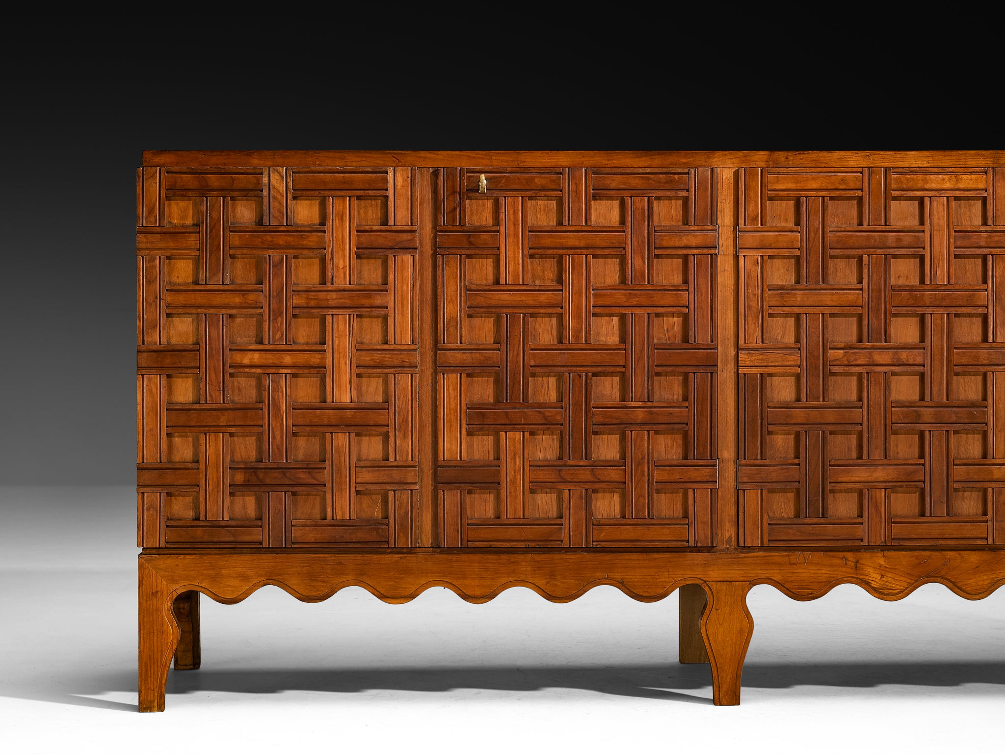 Rare Paolo Buffa Sideboard in Cherry Case pieces and storage cabinets Morentz