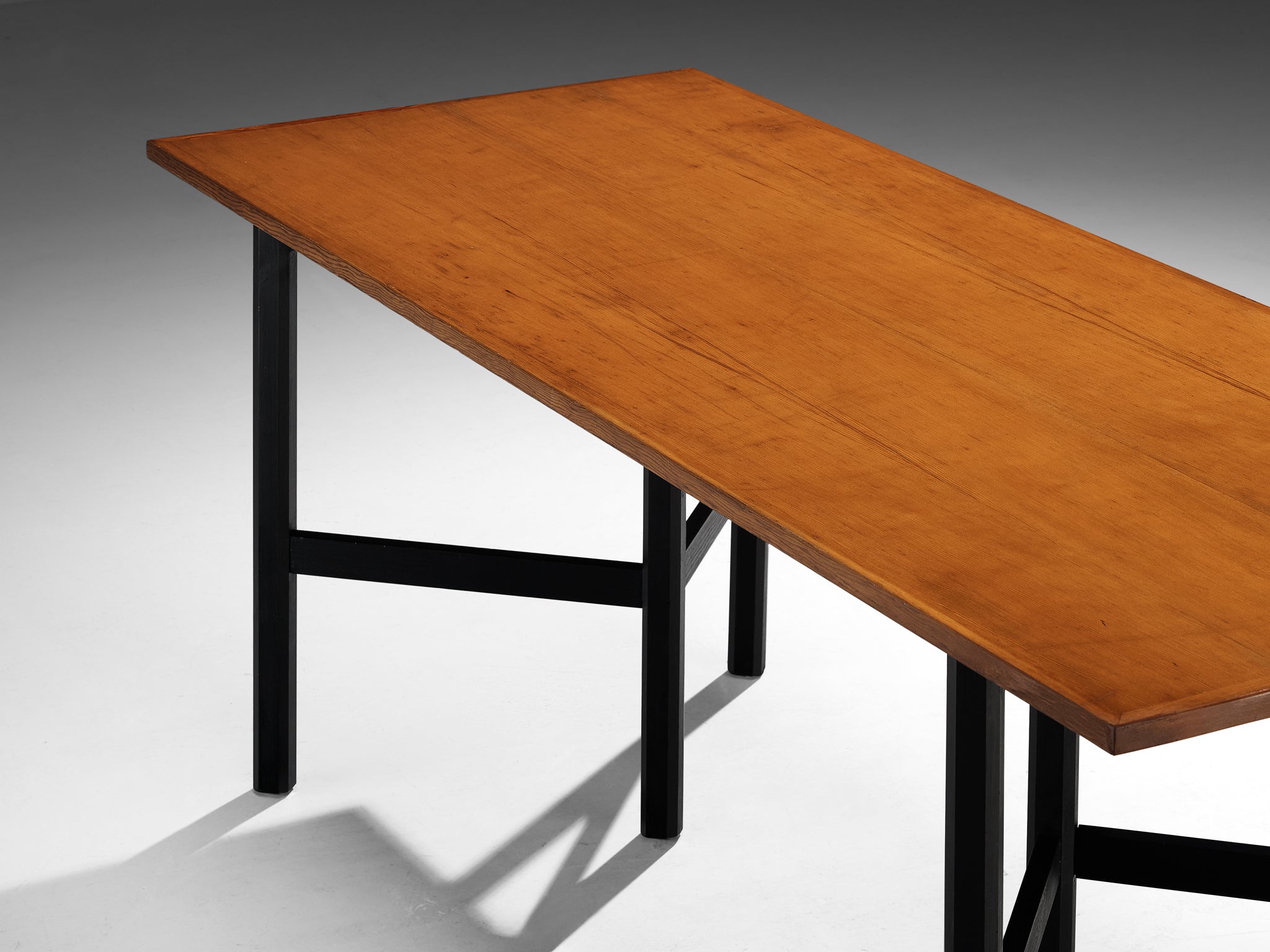 Rare Jørgen Magnussen for Peder Pedersen Custom-Made Dining Table in Pine