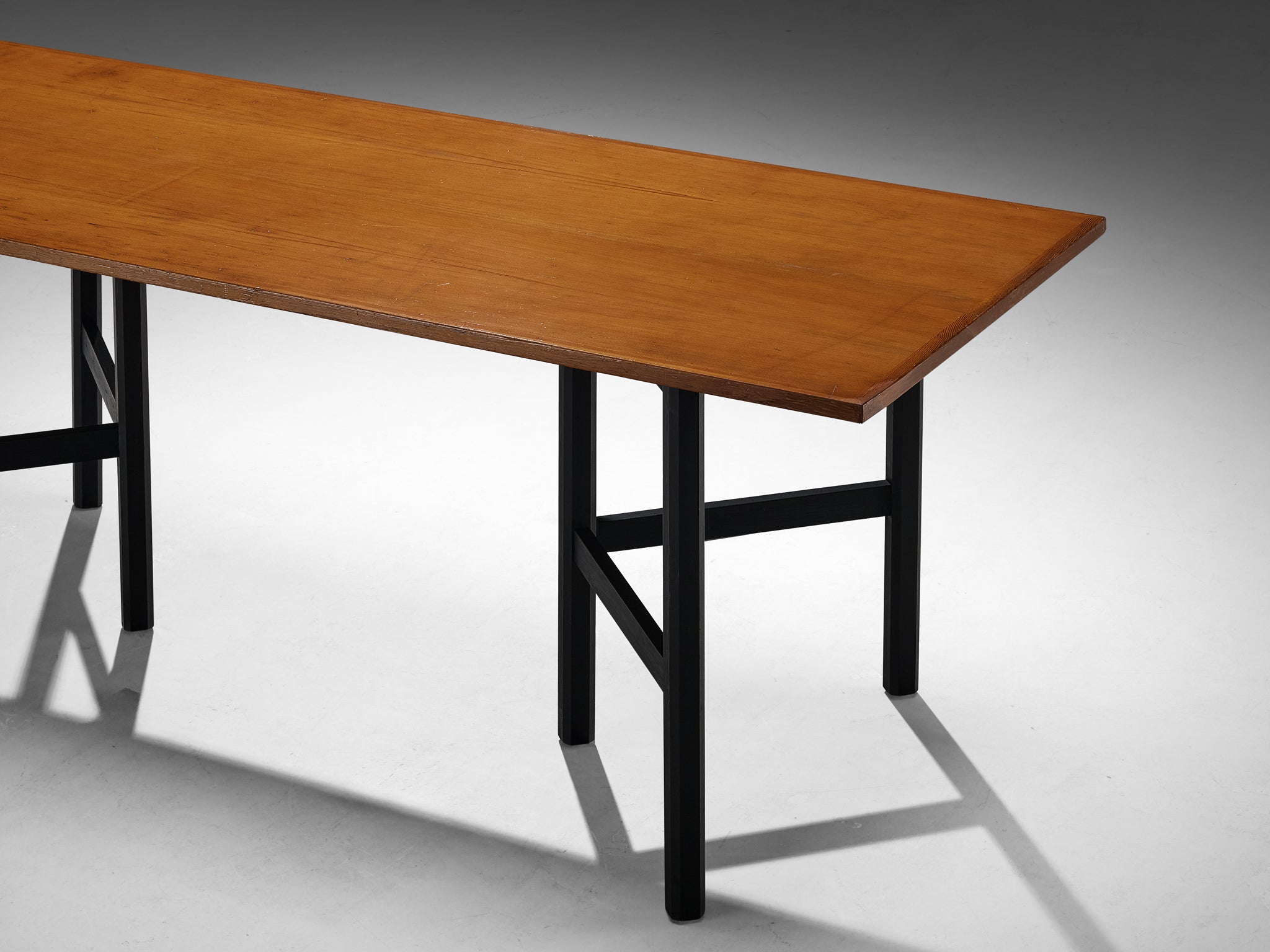 Rare Jørgen Magnussen for Peder Pedersen Custom-Made Dining Table in Pine
