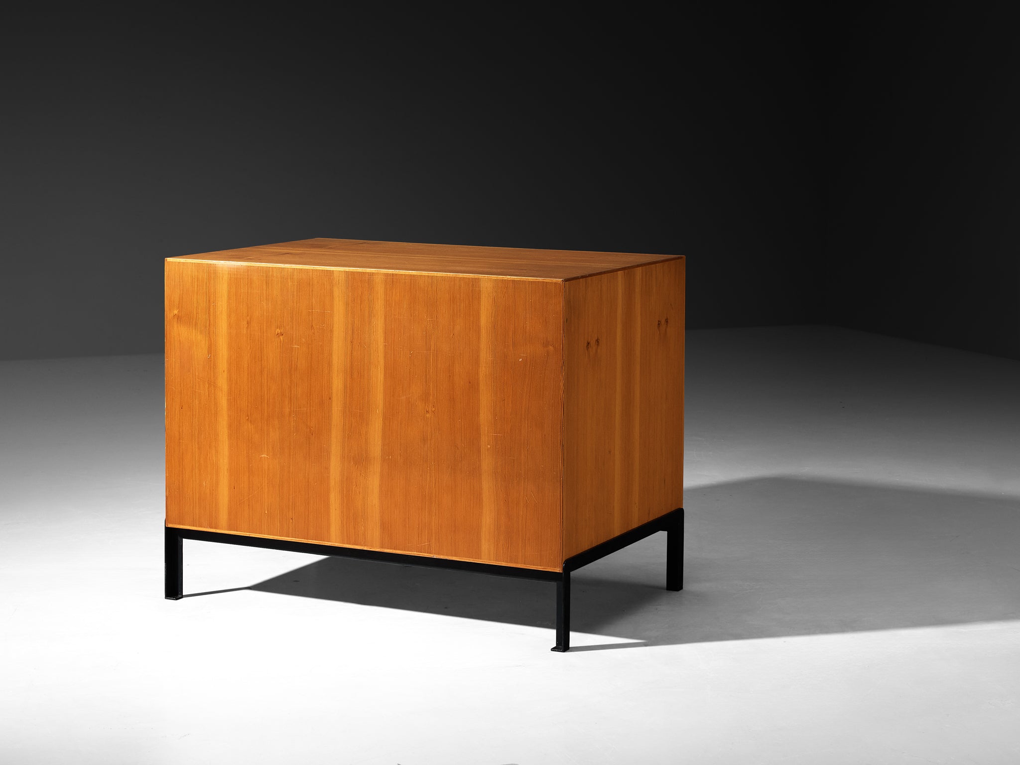 Rare Jørgen Magnussen for Peder Pedersen Chest of Drawers in Pine and Iron