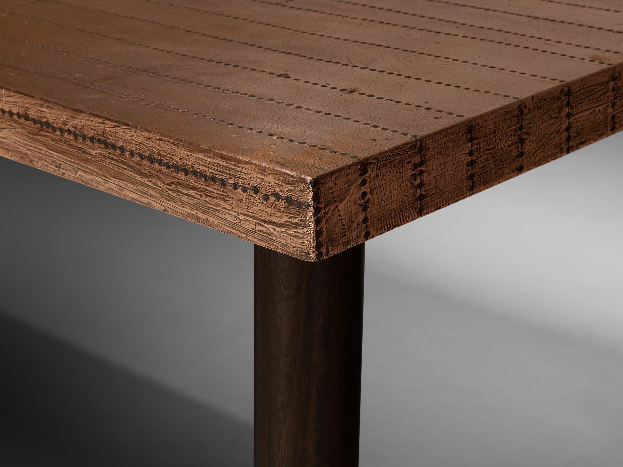 Lorenzo Burchiellaro Dining Table in Copper Tables Morentz