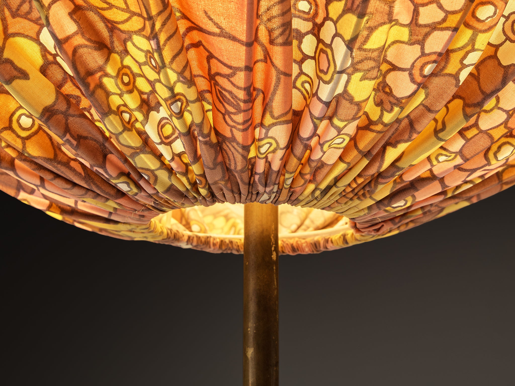 Hans-Agne Jakobsson 'Balloon' Floor Lamp in Brass
