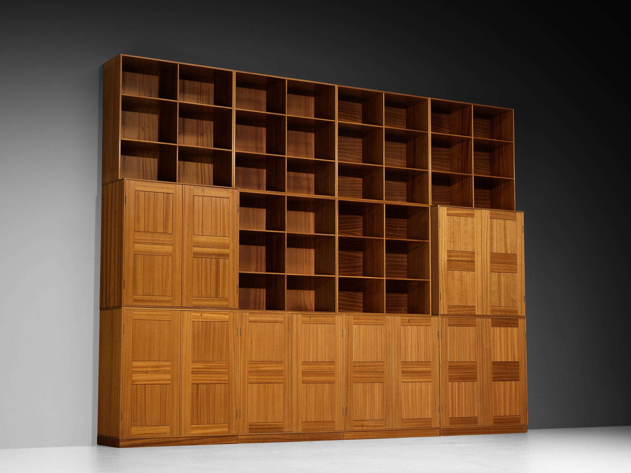 Mogens Koch for Rud Radmussen Modular Bookcase in Mahogany Case pieces and storage cabinets Morentz
