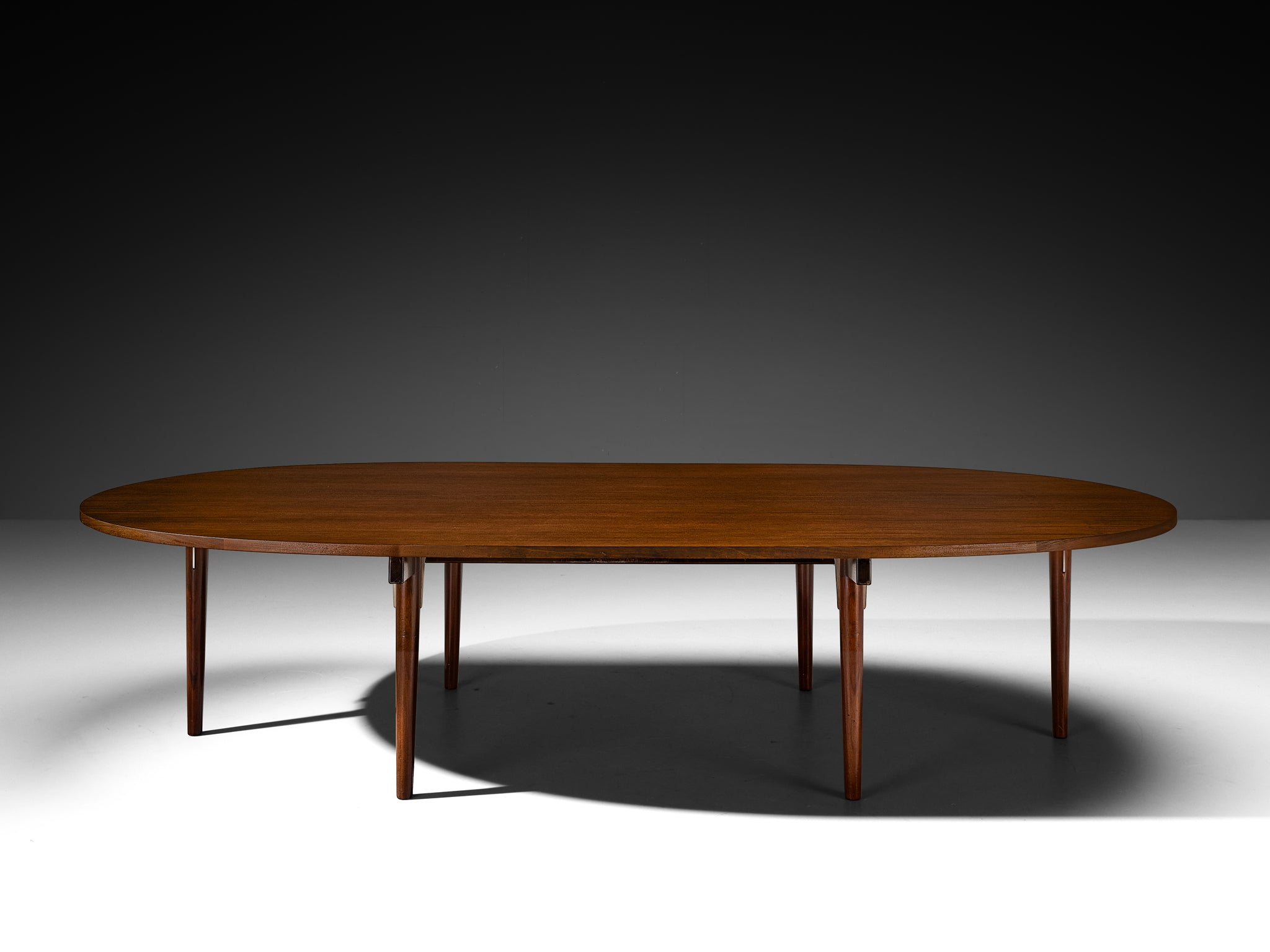 Hans Wegner for Johannes Hansen Rare Large Dining or Conference Table in Mahogany Tables Morentz