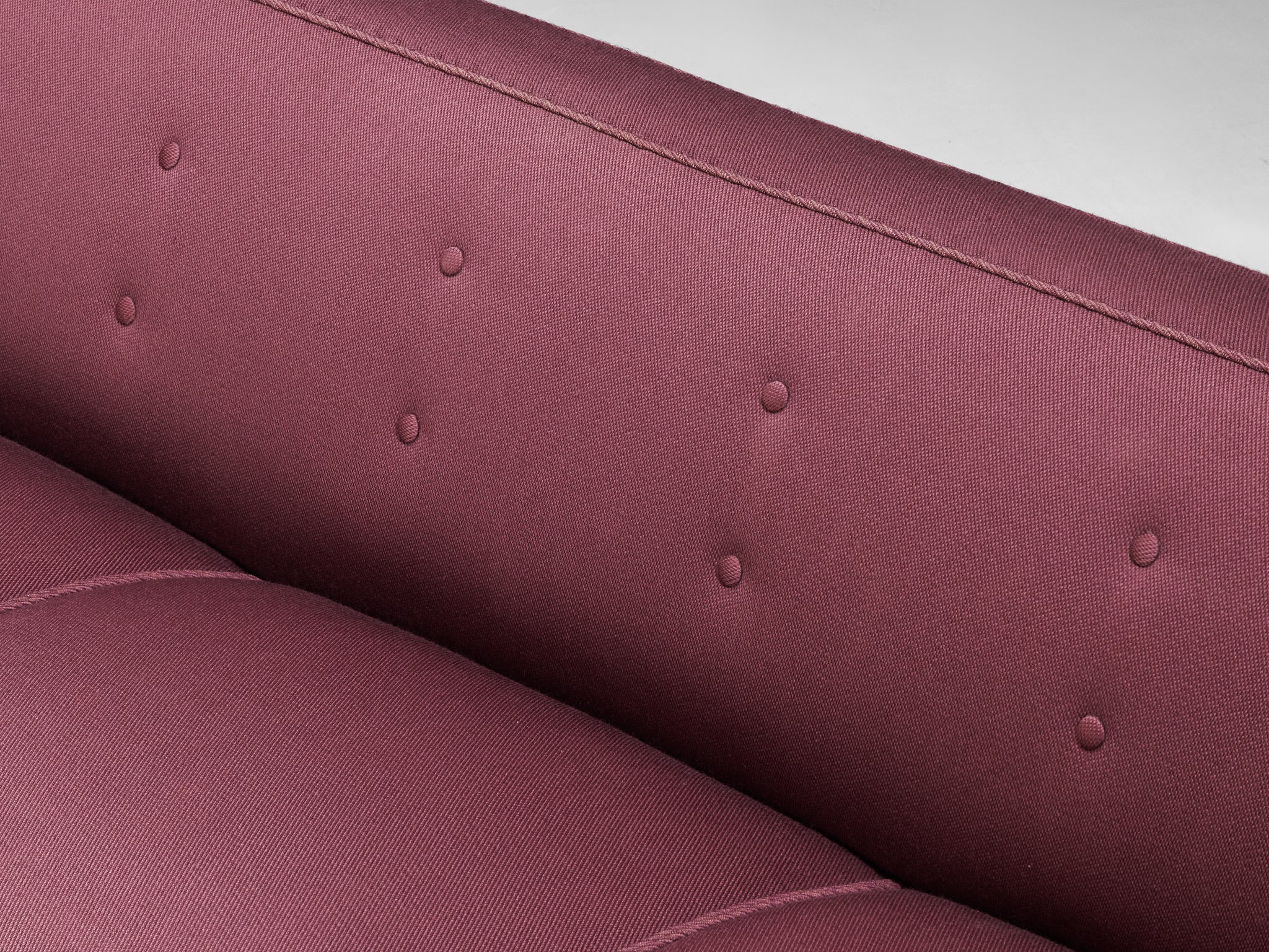 1930s Danish Three Seat Sofa in Soft Purple Colored Fabric Seating Morentz