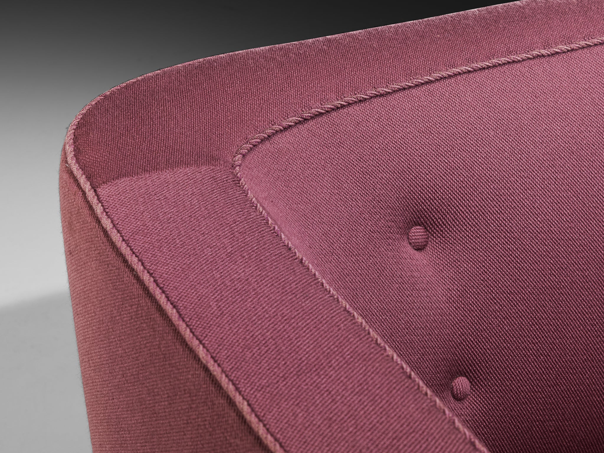 1930s Danish Three Seat Sofa in Soft Purple Colored Fabric Seating Morentz