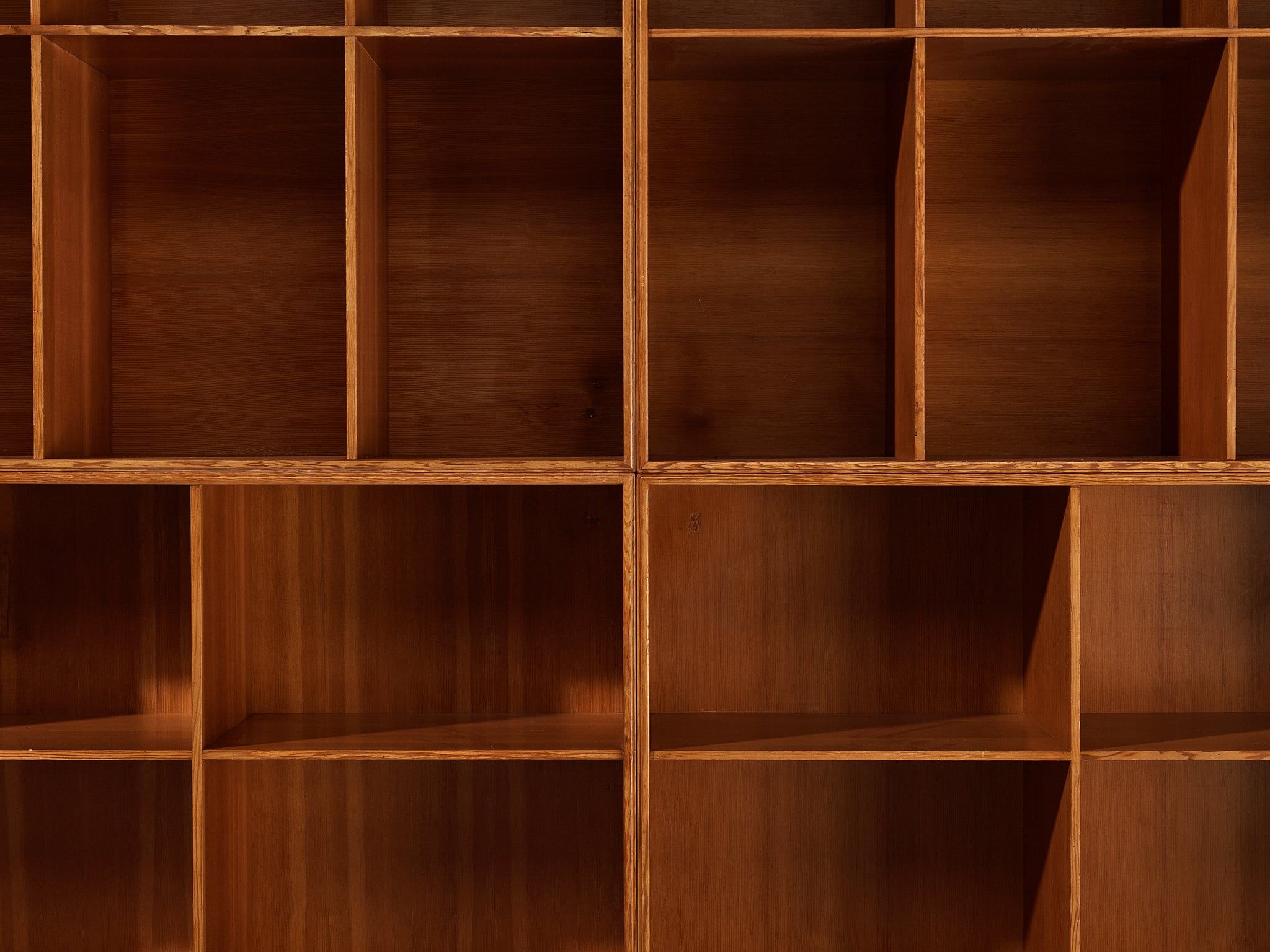 Mogens Koch for Rud Radmussen Modular Bookcase in Pine Case pieces and storage cabinets Morentz