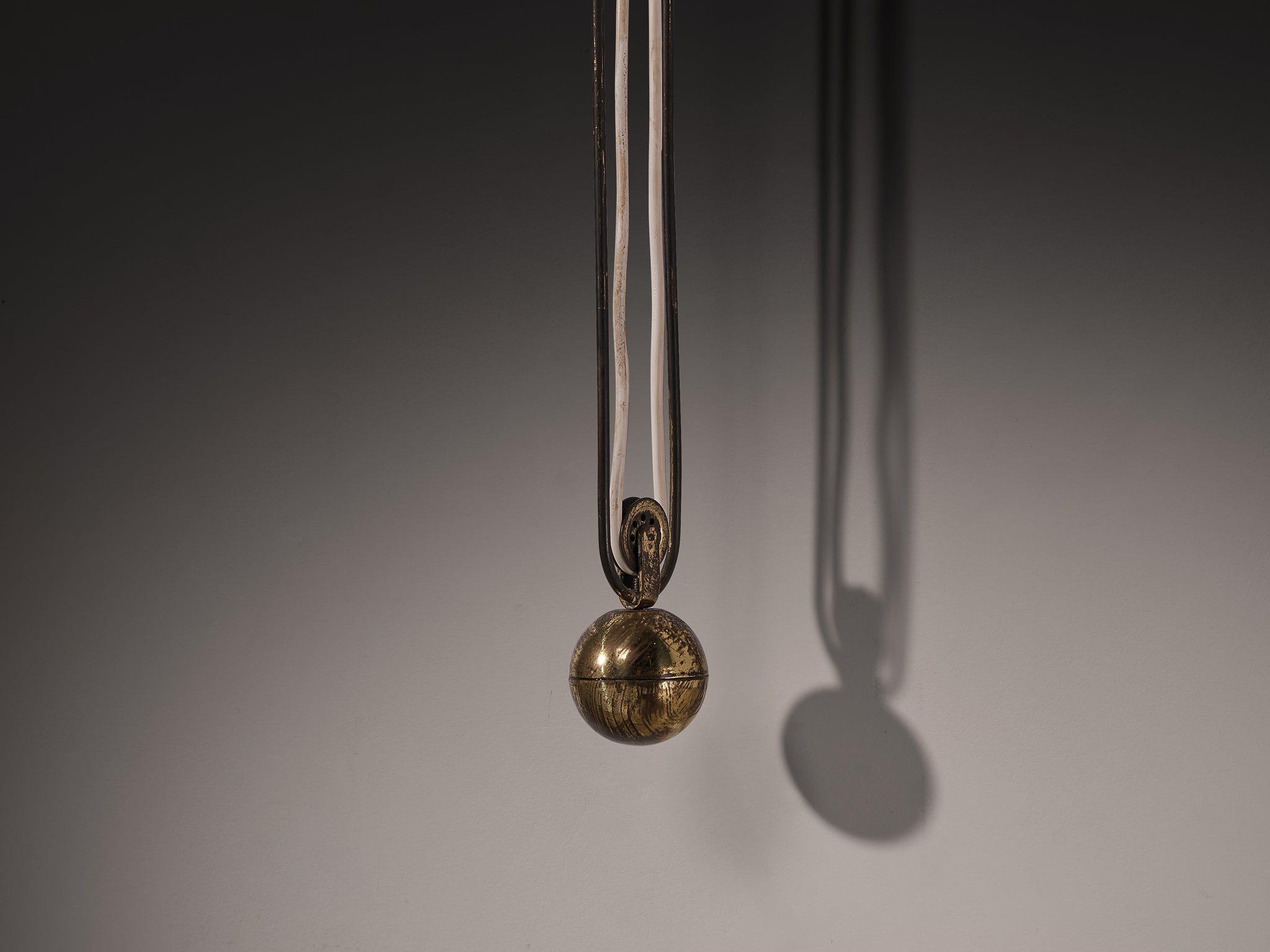 Franco Buzzi for O-Luce Wall Light in Brass and Aluminum Lighting Morentz