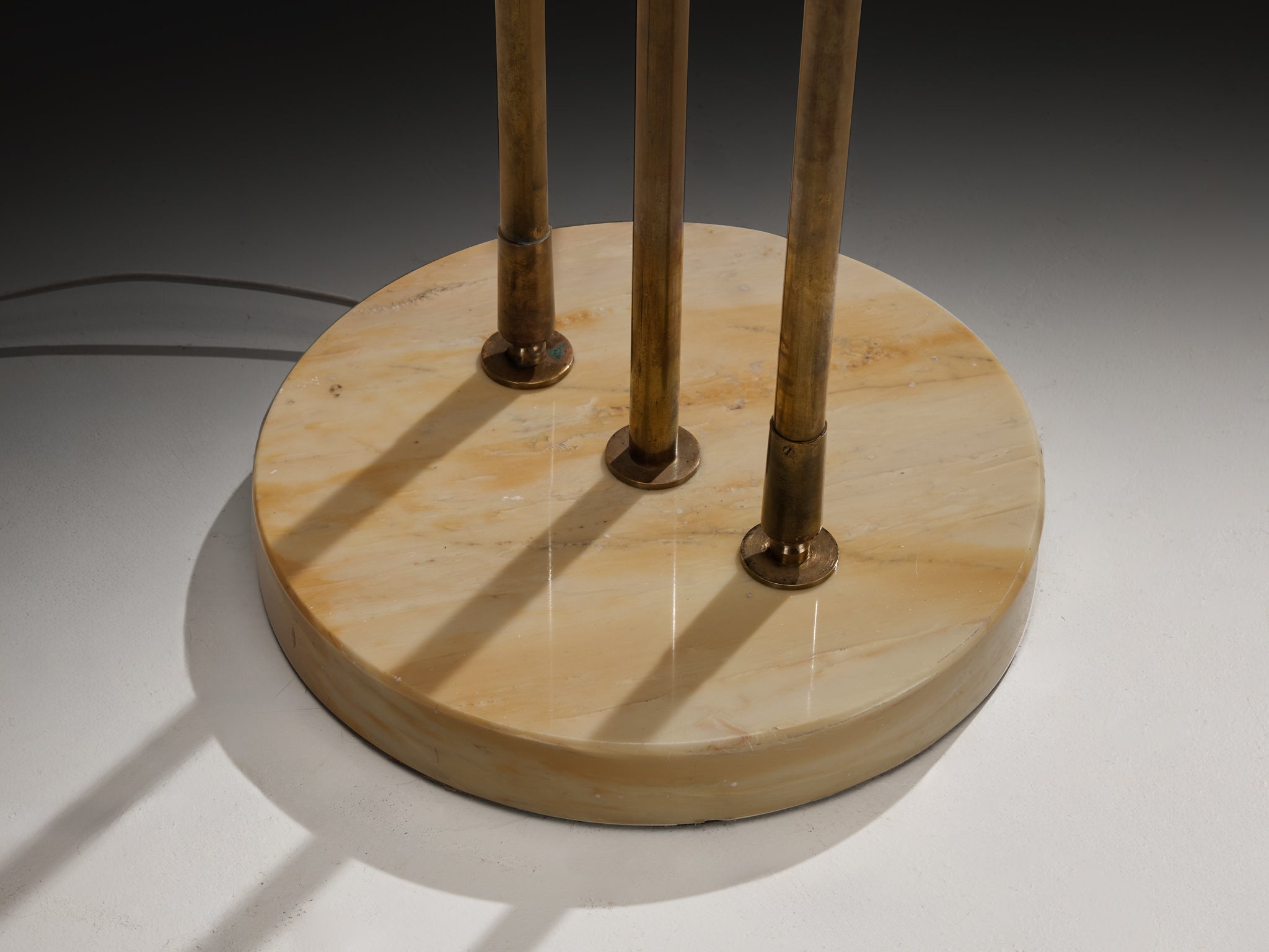 Rare Giuseppe Ostuni for O-Luce ’339/3’ Three-Armed Floor Lamp Lighting Morentz