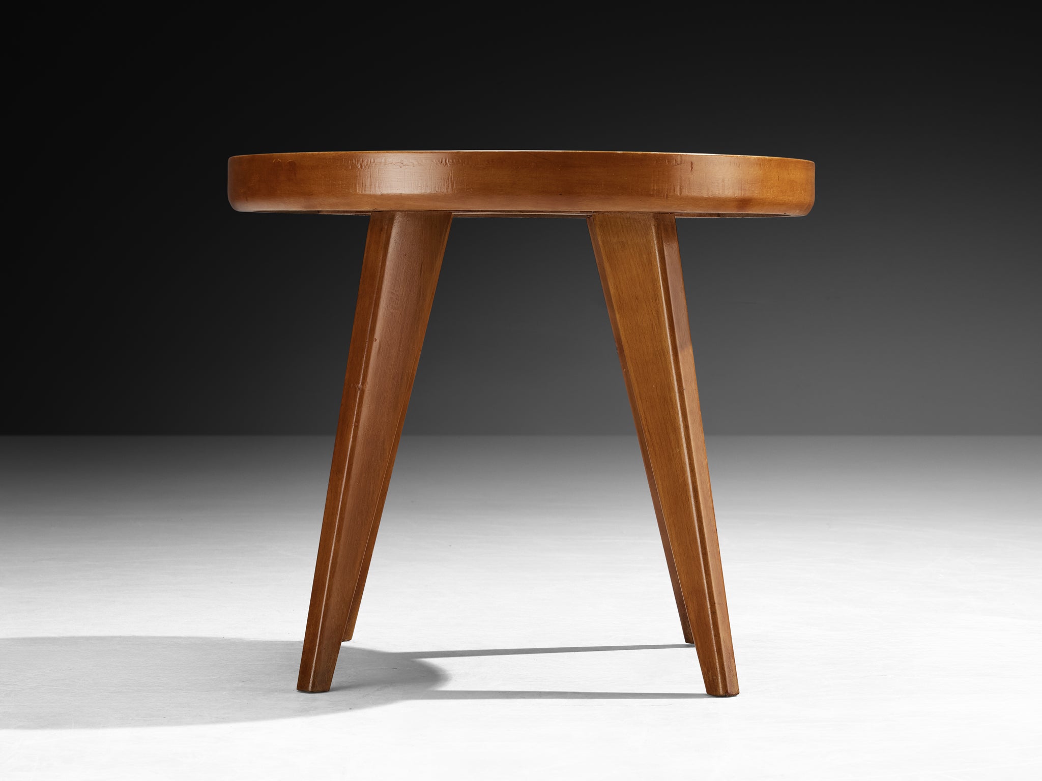 1940s Mid-Century Modern Italian Side Table in Wood and Glass Tables Morentz