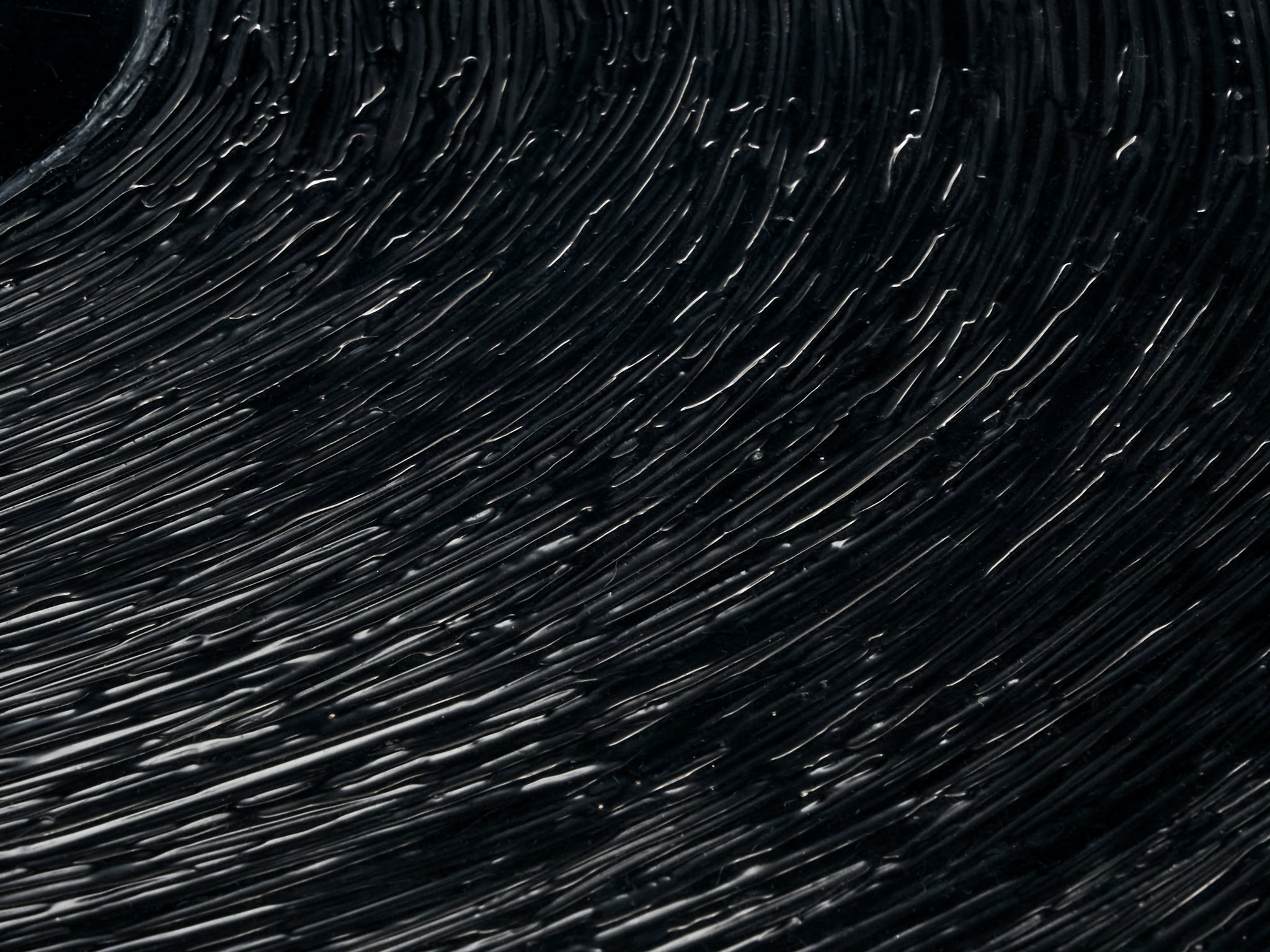 Jean Claude Dresse 'Crescendo' Dining or Center Table in Dark Resin Tables Morentz