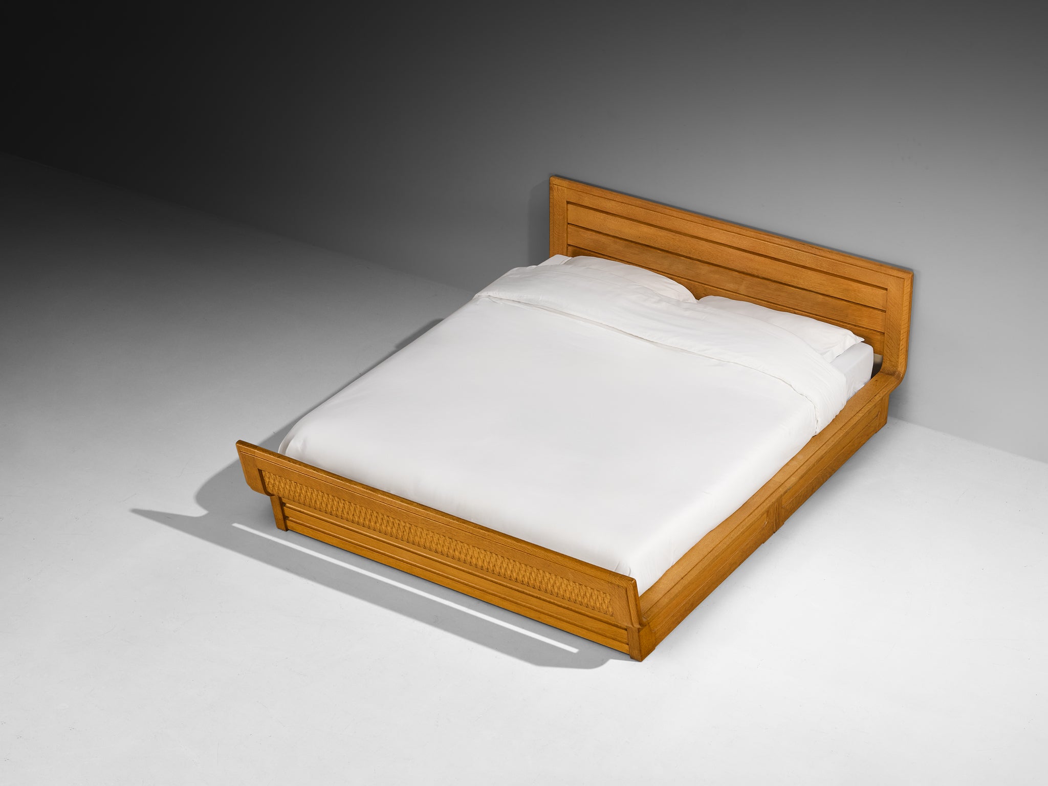 Guillerme & Chambron Double Bed in Solid Oak More Furniture and Collectibles Morentz