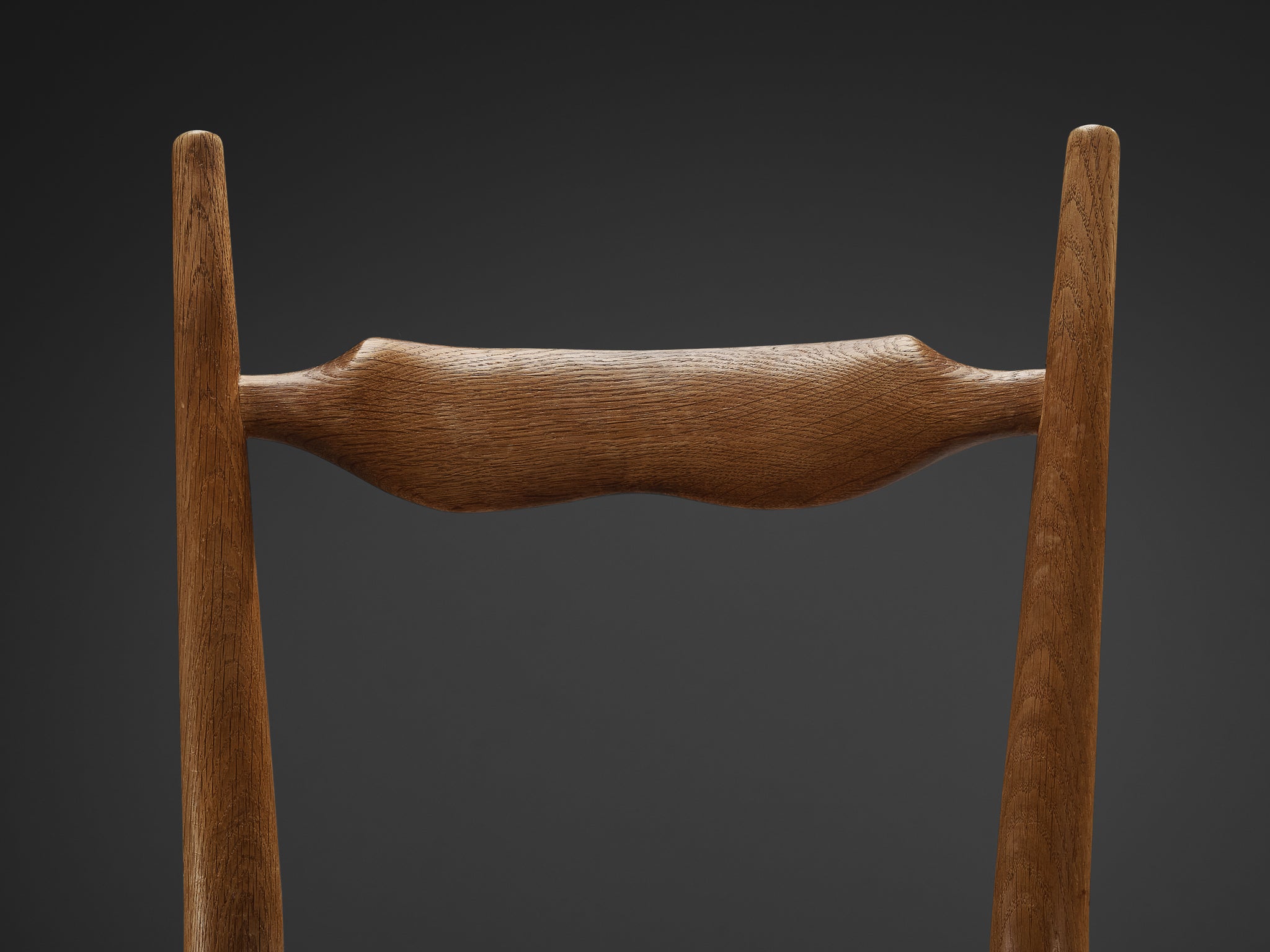 Guillerme & Chambron Set of Six 'Charles' Dining Chairs in Solid Oak Seating Morentz