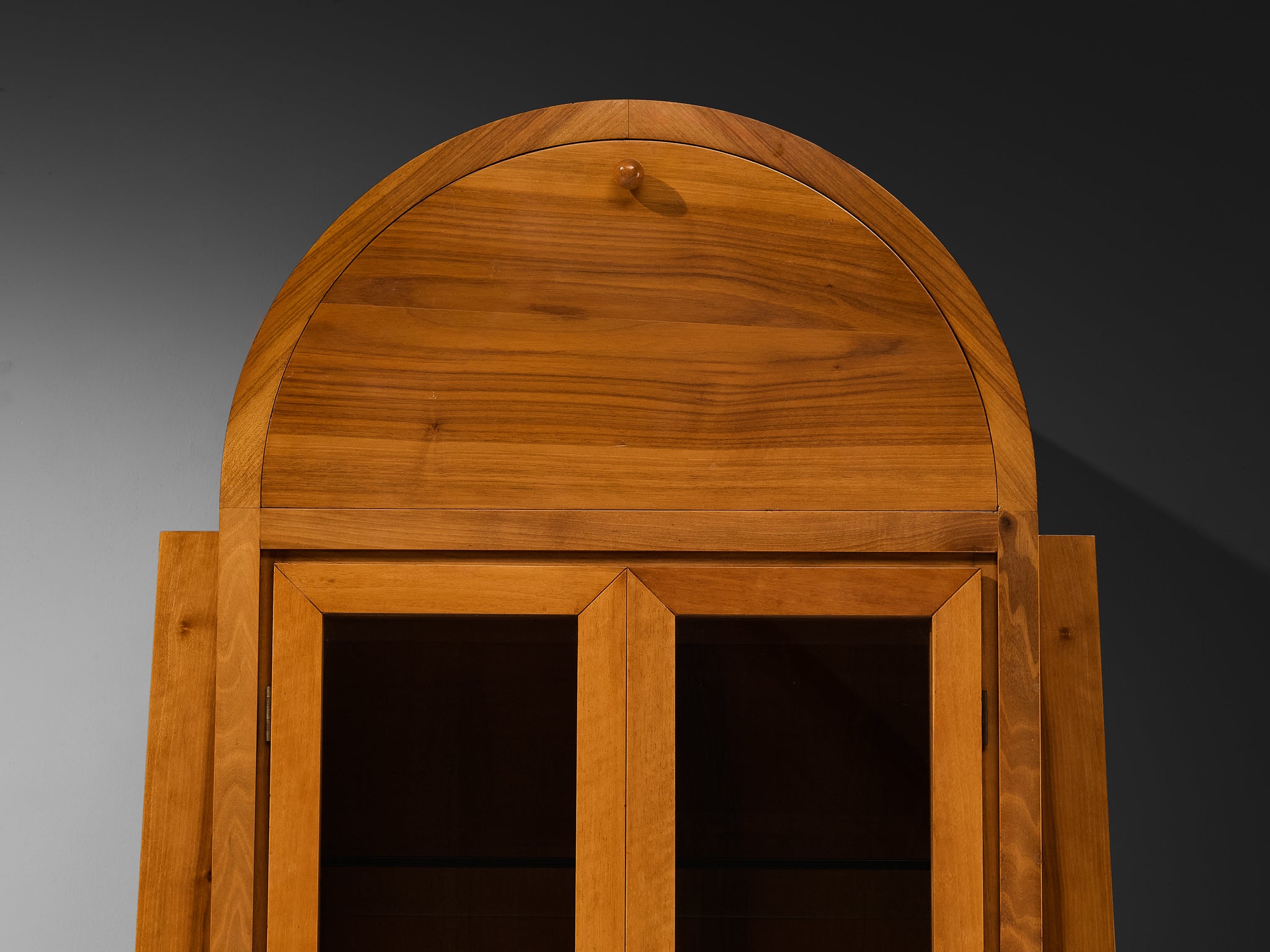 1970s Italian Tall Cabinets in Walnut Case pieces and storage cabinets Morentz