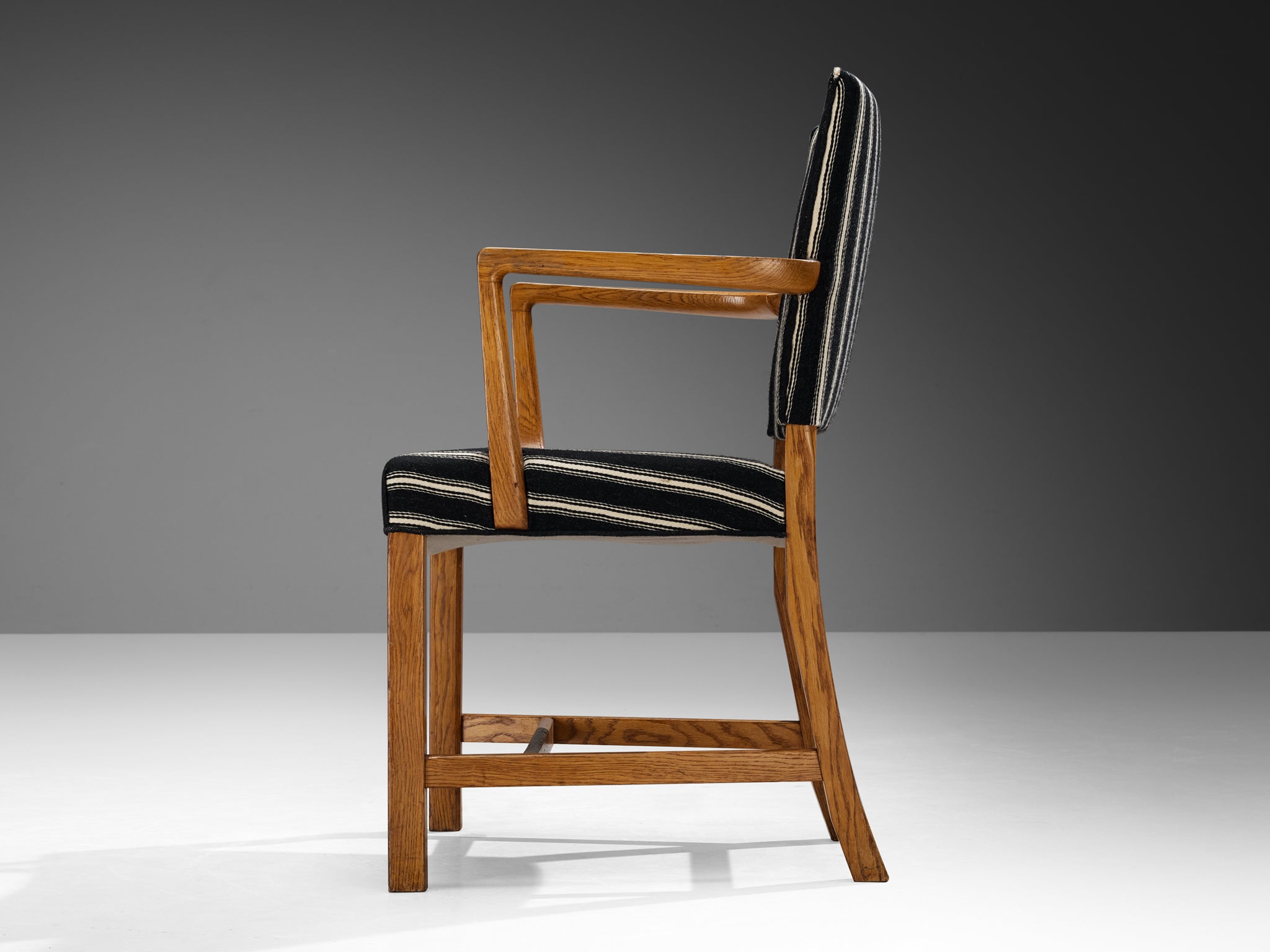 Kaare Klint for Rud. Rasmussens Snedkerier Set of Six '3758A' Red Dining Chairs Seating Morentz