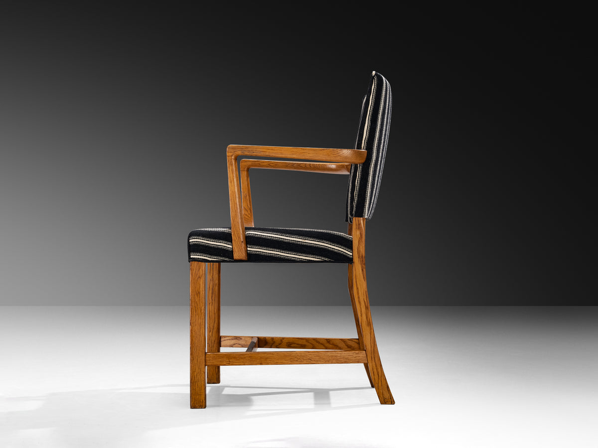 Kaare Klint for Rud. Rasmussens Snedkerier Pair of '3758A' Red Dining Chairs Seating Morentz