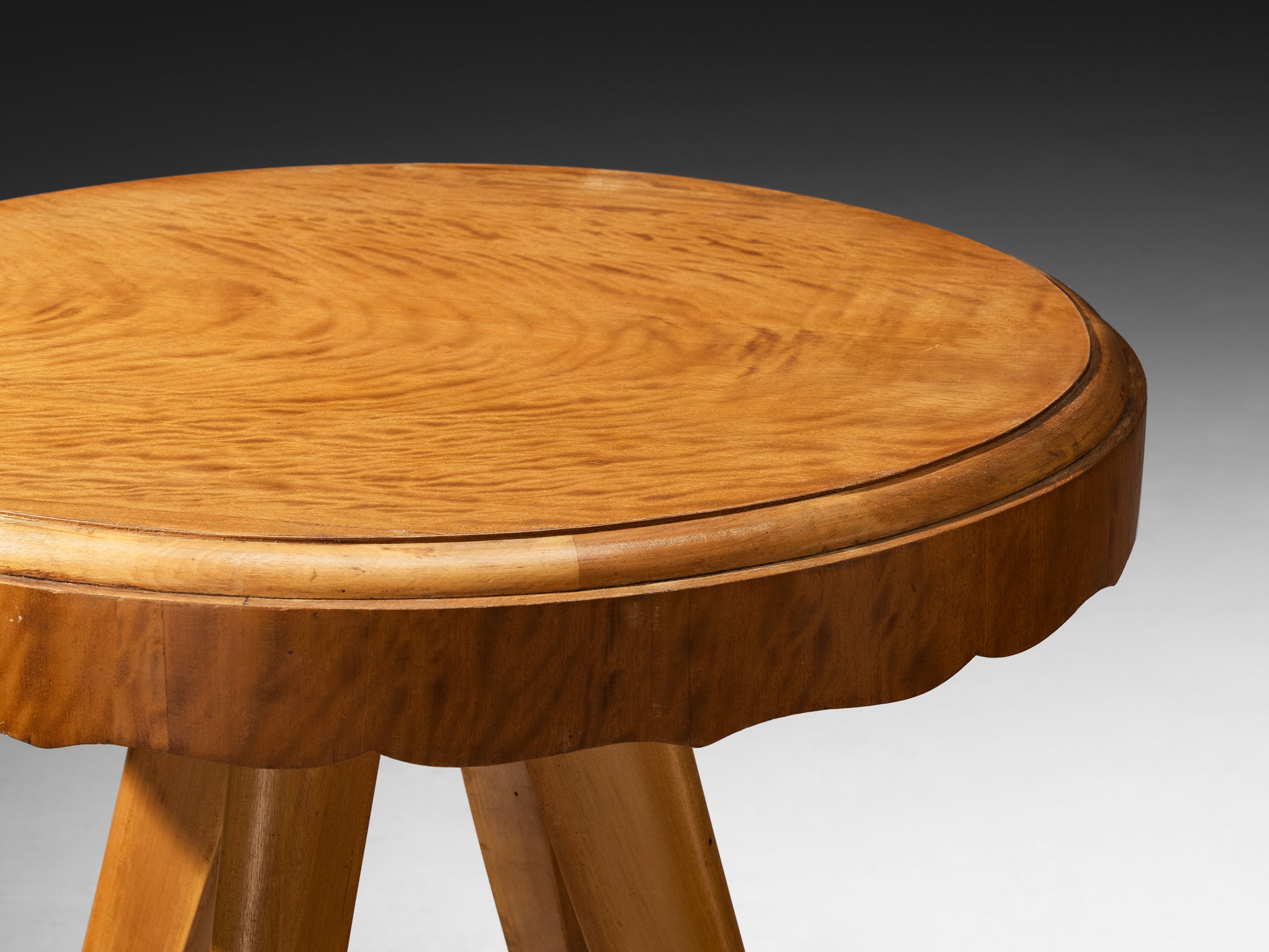 1940s French Side Table in Walnut Tables Morentz