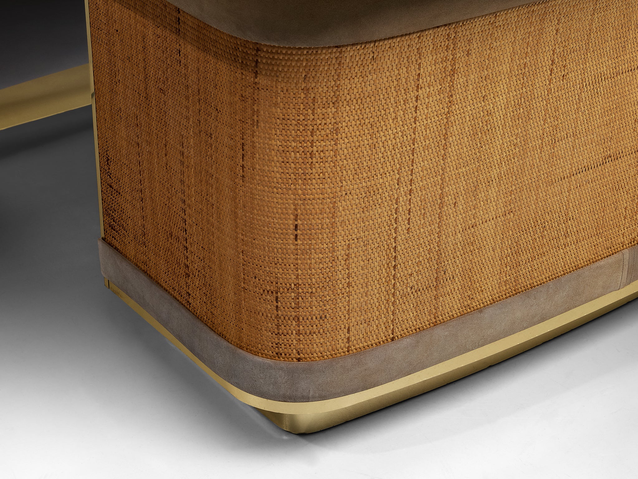 Hollywood Regency Bar Cabinet in the Style of Willy Rizzo