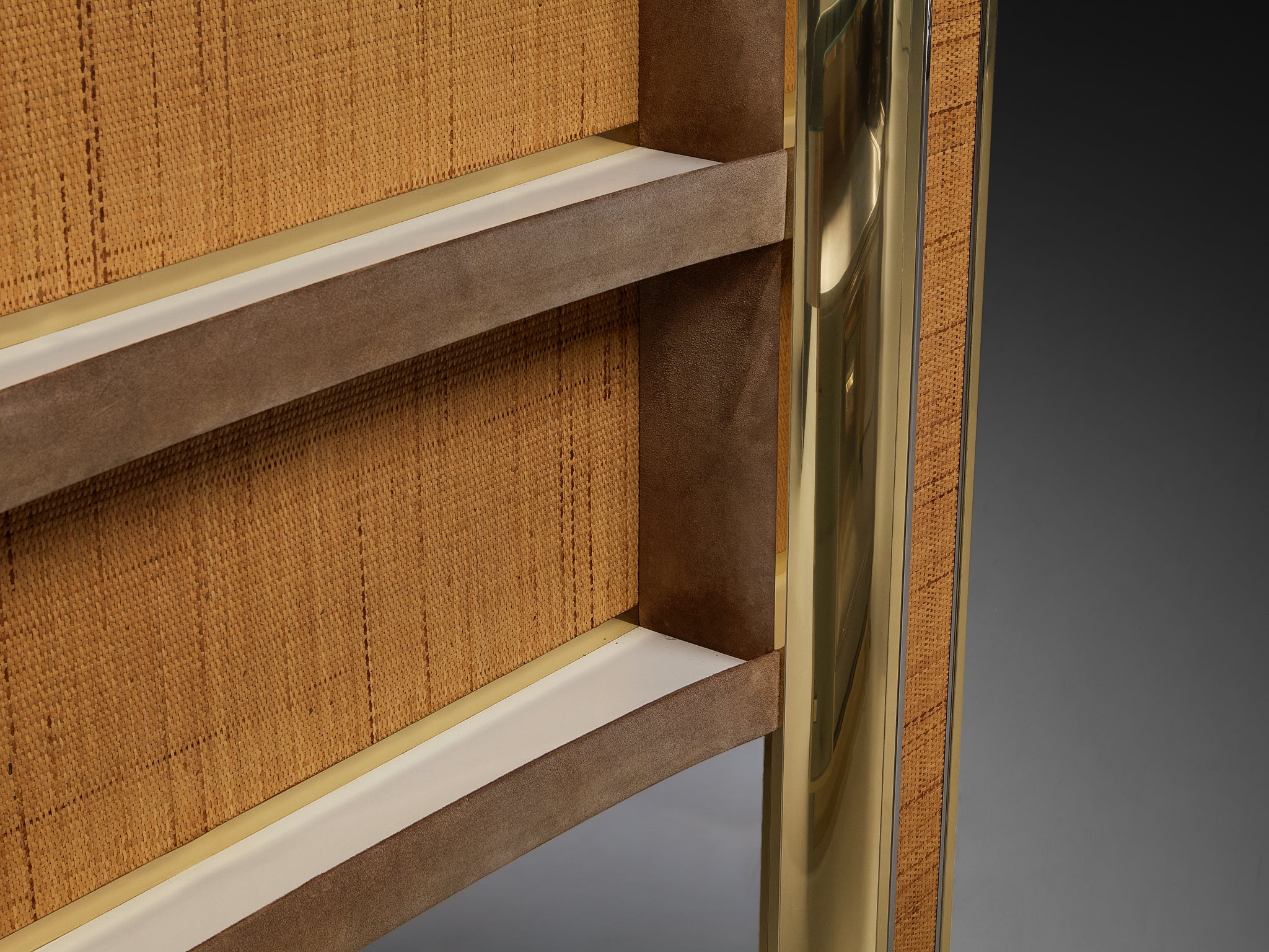 Hollywood Regency Bar Cabinet in the Style of Willy Rizzo