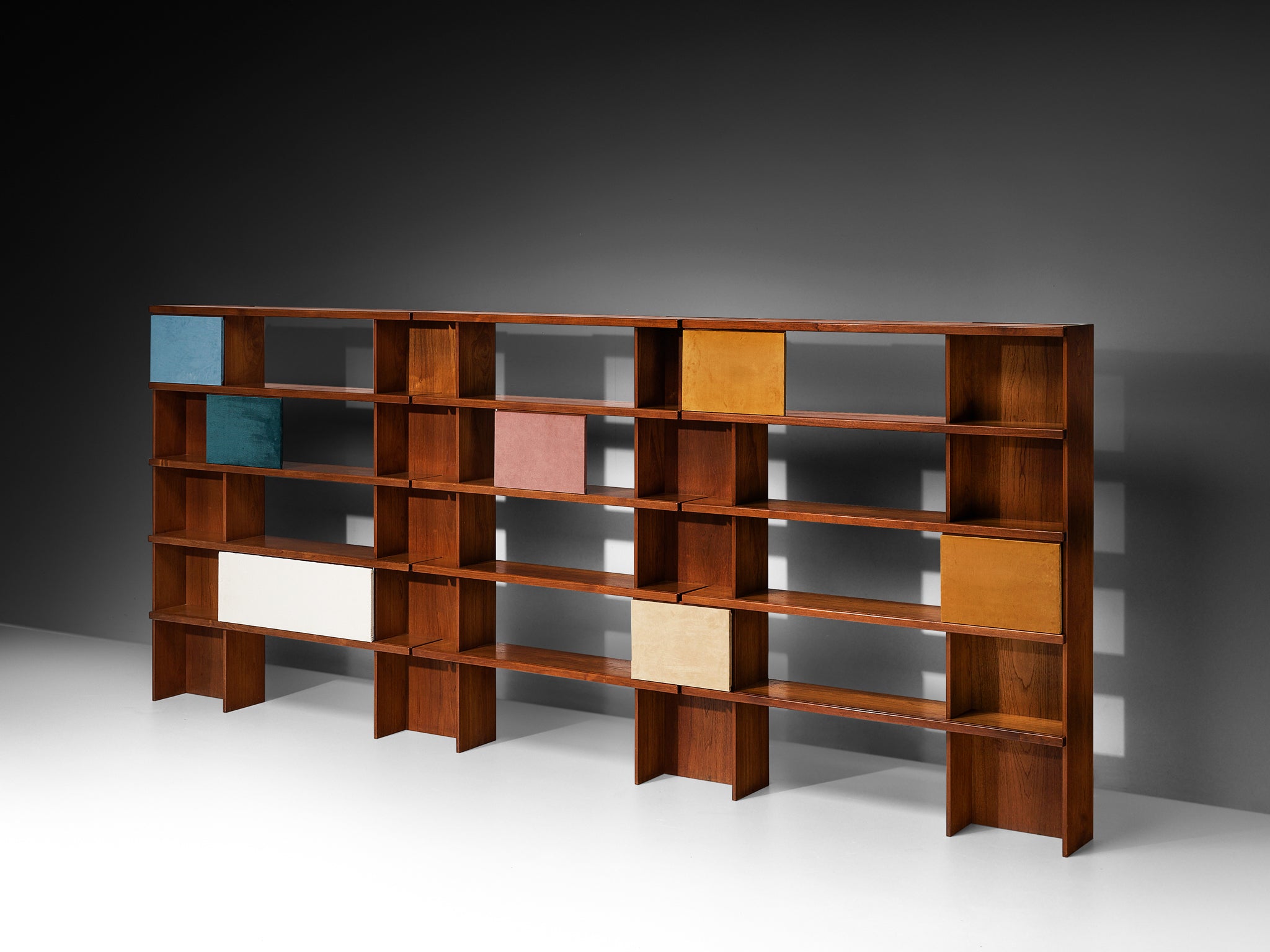 Ilmari Tapiovaara for La Permanente Mobili Cantù Bookcase Case pieces and storage cabinets Morentz