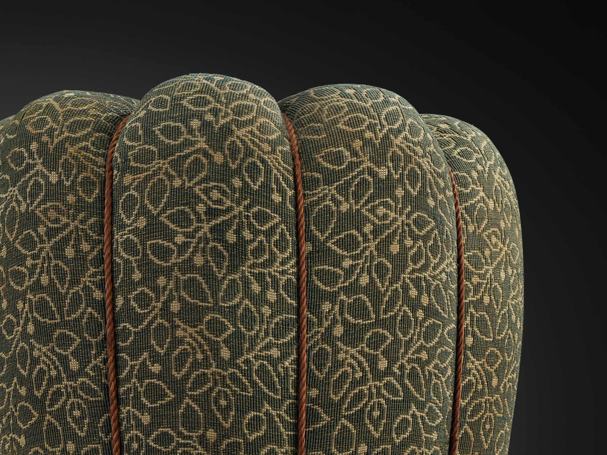 Jindrich Halabala Stools in Decorative Upholstery Seating Morentz