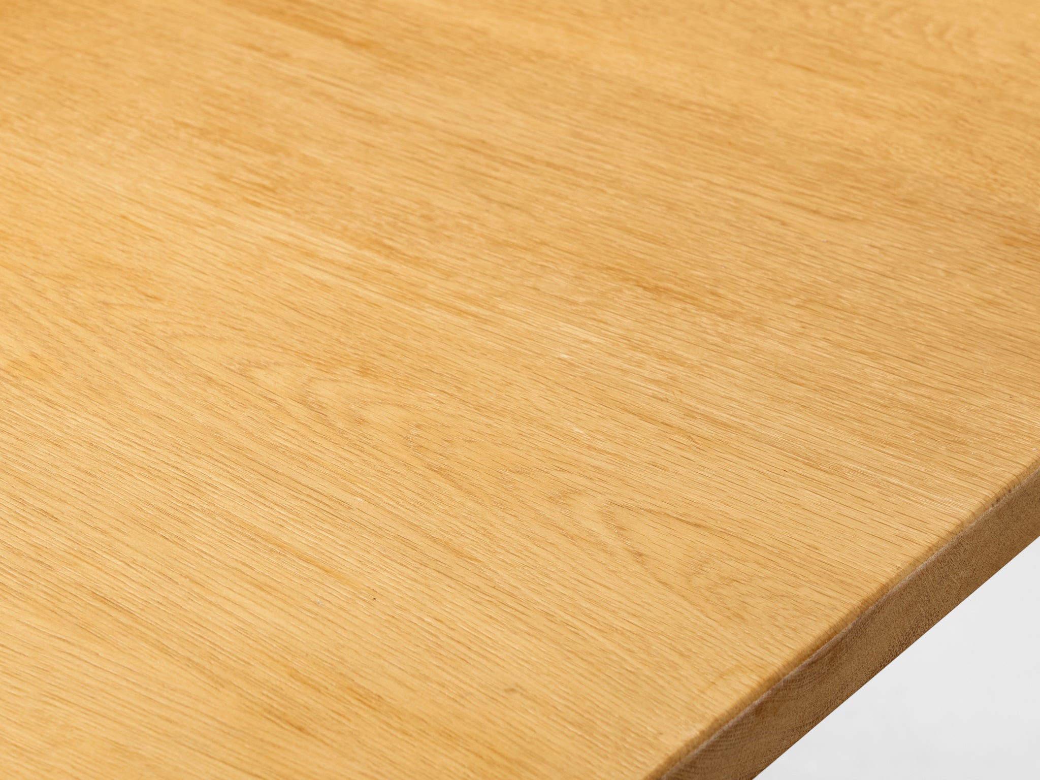 Scandinavian Table in Oak with Tubular Trestle Base Tables Morentz