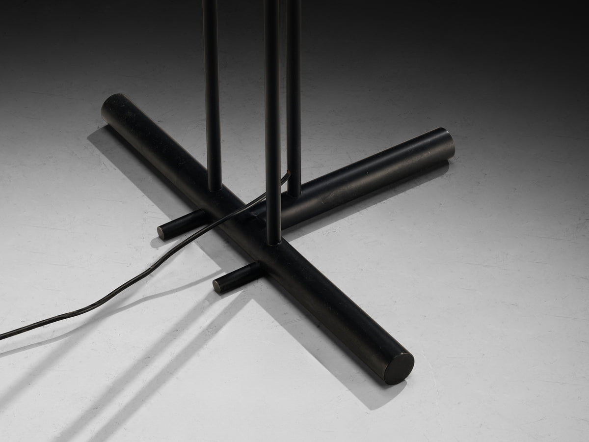 Angelo Lelii for Arredoluce ‘Televisione’ Floor Lamp in Brass and Aluminum Lighting Morentz