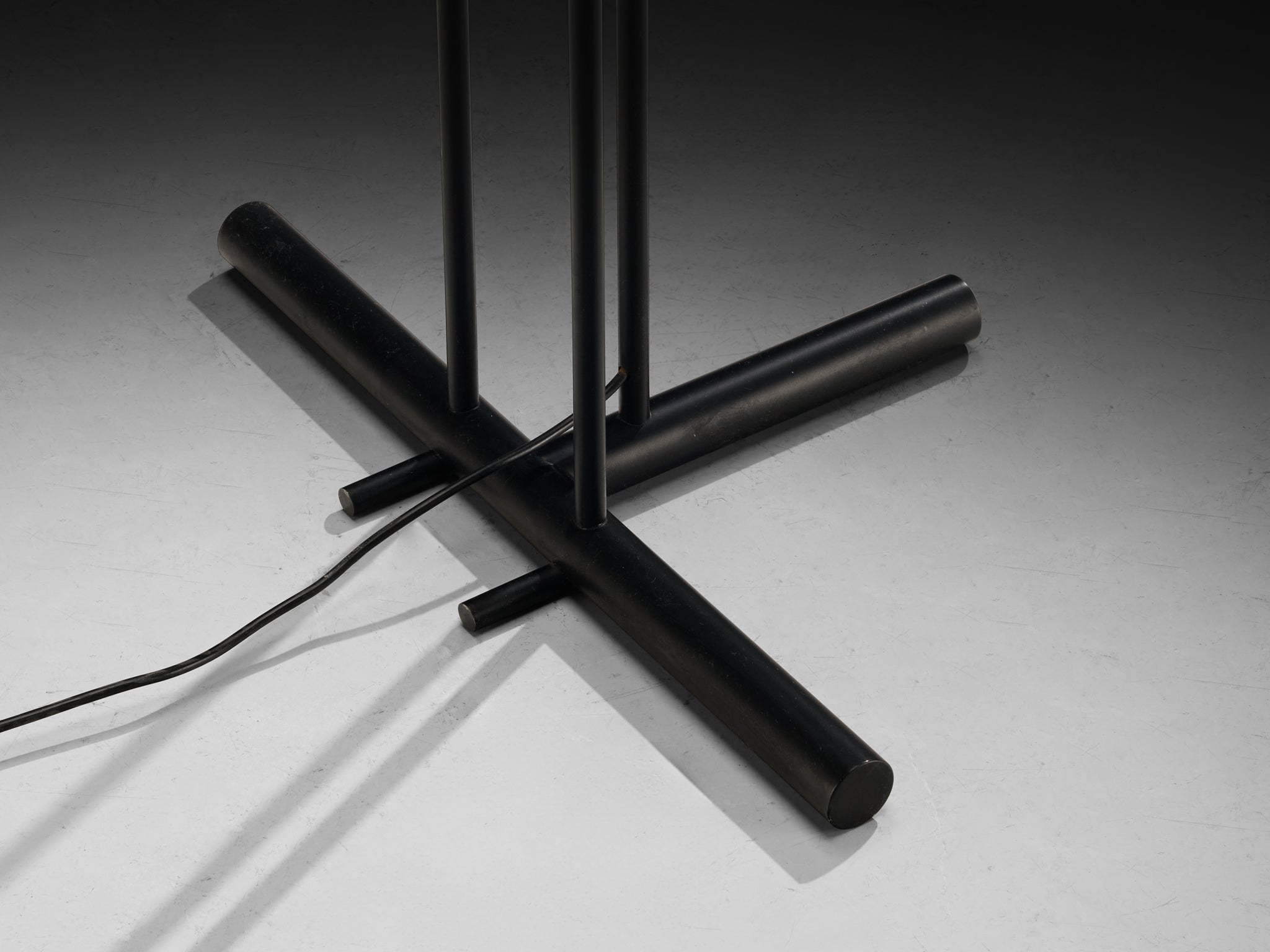 Angelo Lelii for Arredoluce ‘Televisione’ Floor Lamp in Brass and Aluminum Lighting Morentz