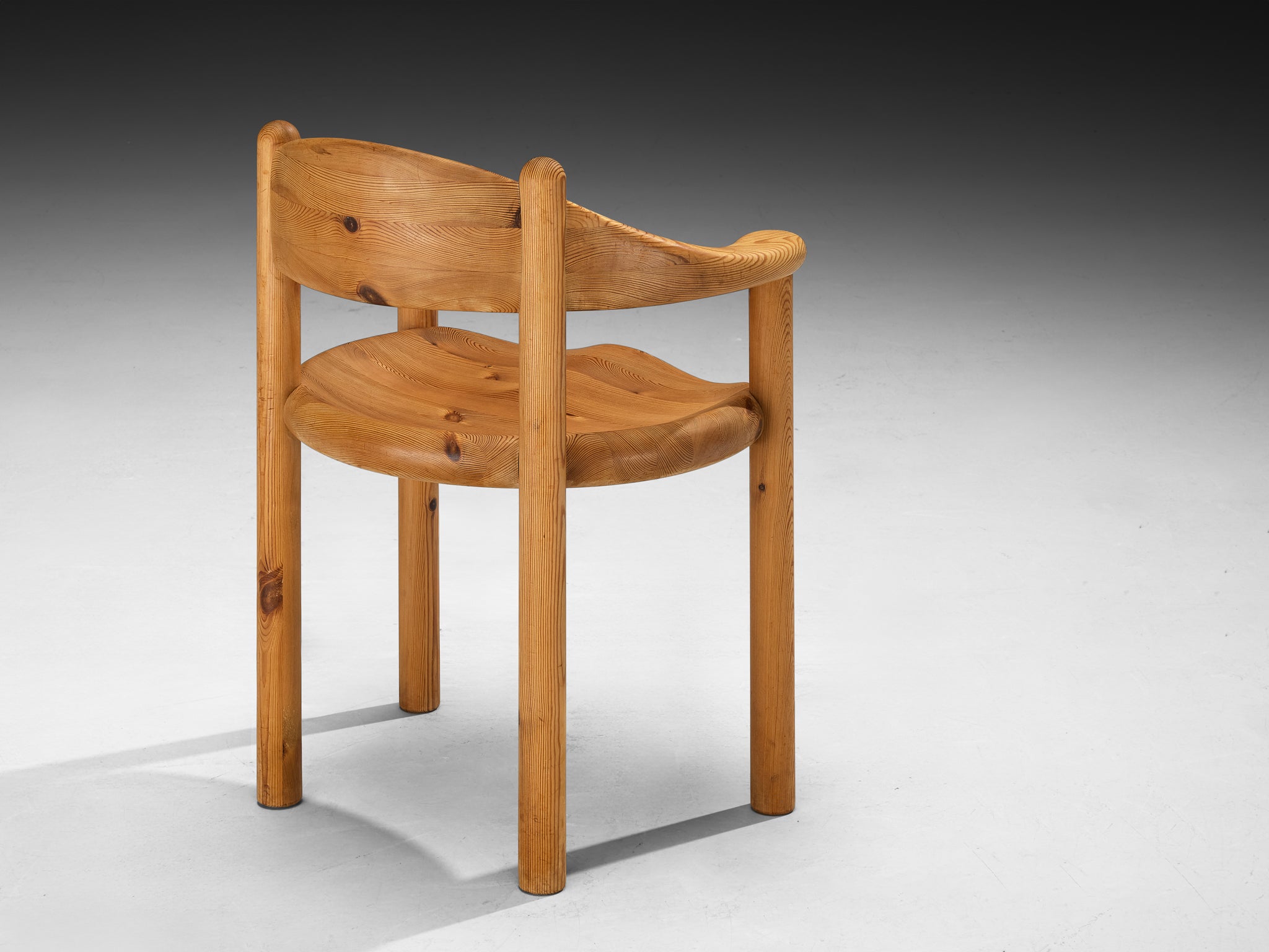 Rainer Daumiller Set of Six Armchairs in Solid Pine Seating Morentz