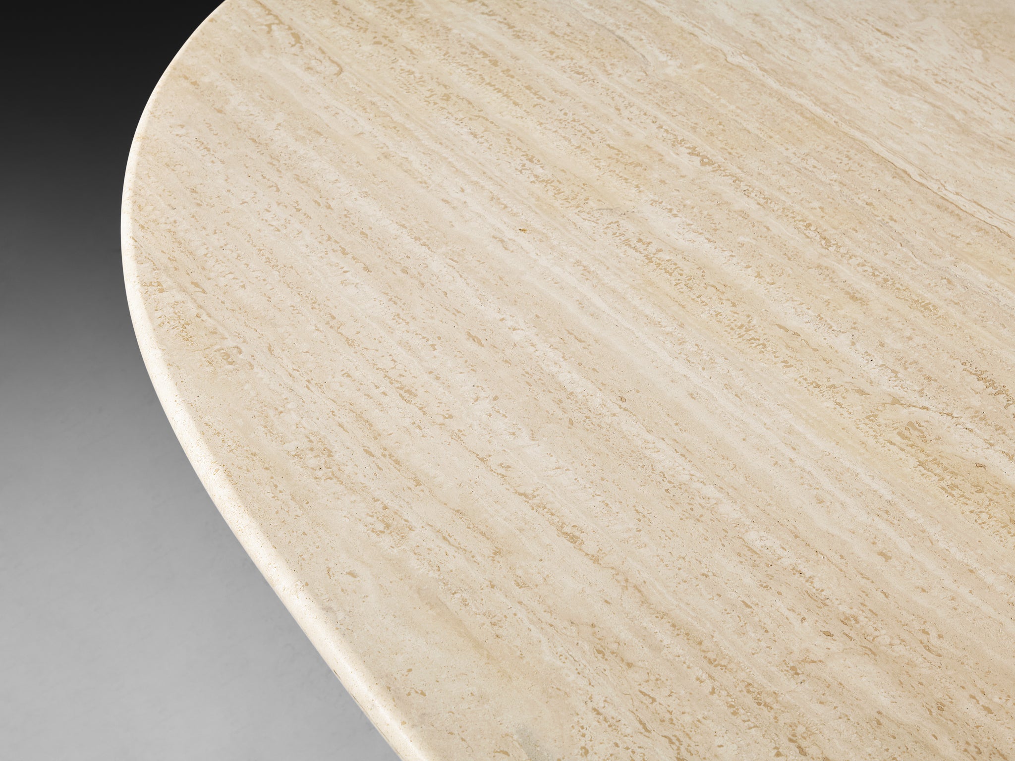 Cattelan Italia 'Argo' Oval Dining Table in Travertine Tables Morentz