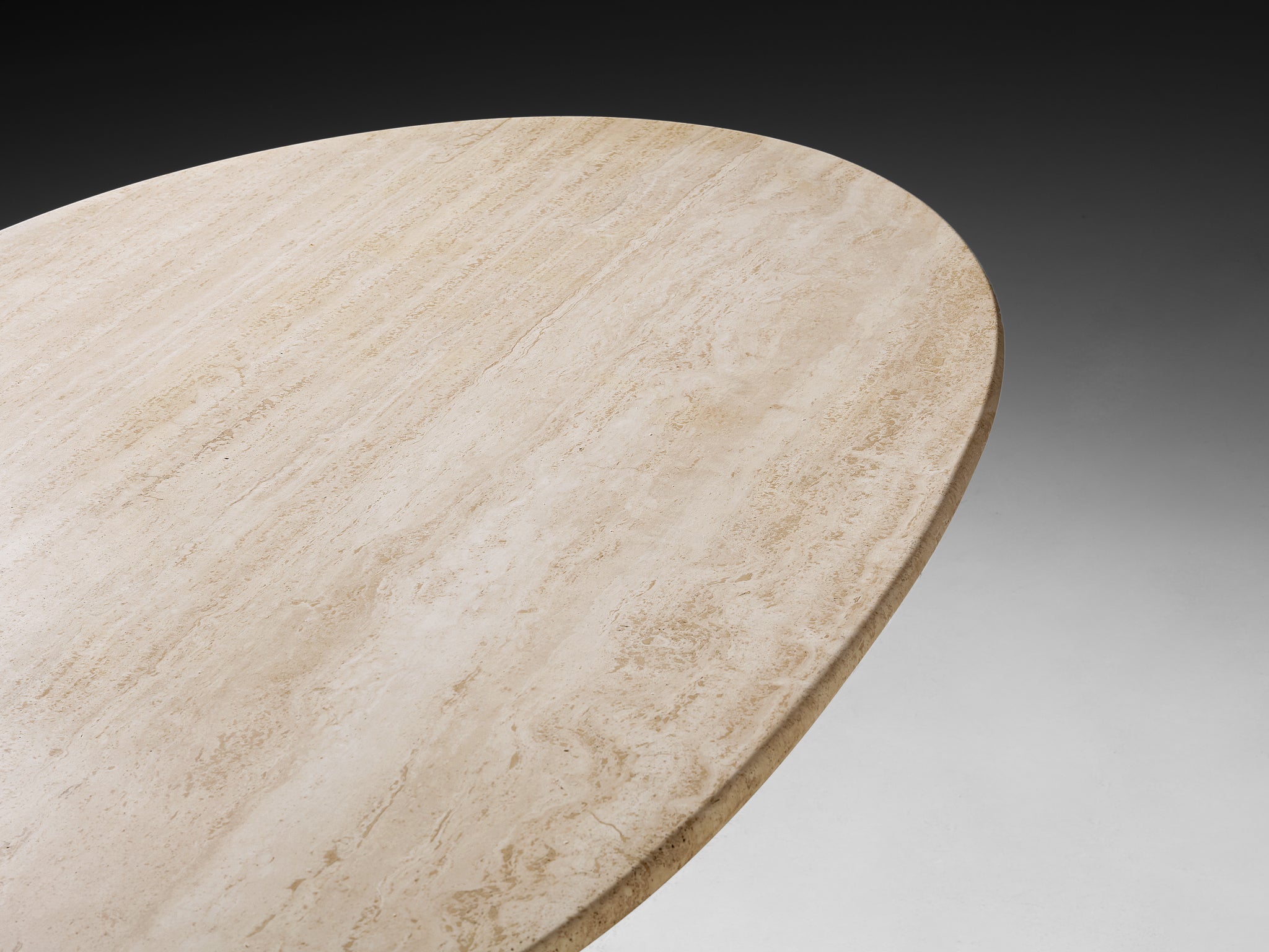 Cattelan Italia 'Argo' Oval Dining Table in Travertine Tables Morentz